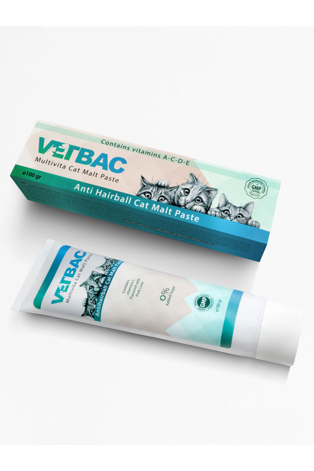 خمیر مالت گربه وت‌بک VETBAC برای پیشگیری از گلوله مویی