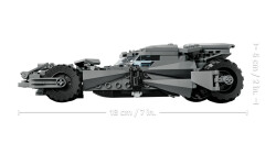 مجموعه ساختنی و نمایشی لگو LEGO دی‌سی DC بتمن و سوپرمن Batmobile مدل 76331، ۲۲۰ قطعه، حداقل سن ۹ سال