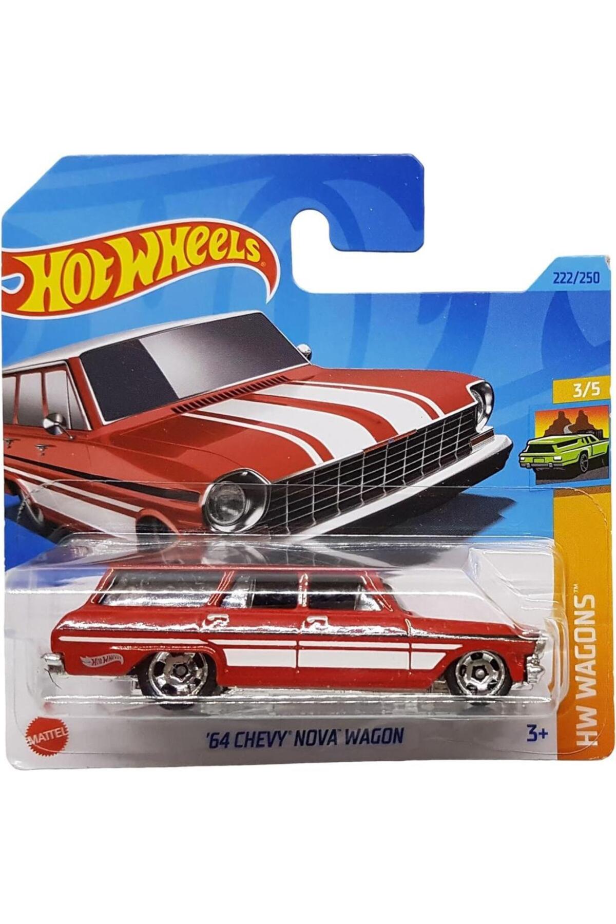 ماشین اسباب بازی SINGES 64 CHEVY NOVA WAGON HKH70 هات ویلز اورجینال HOT WHEELS