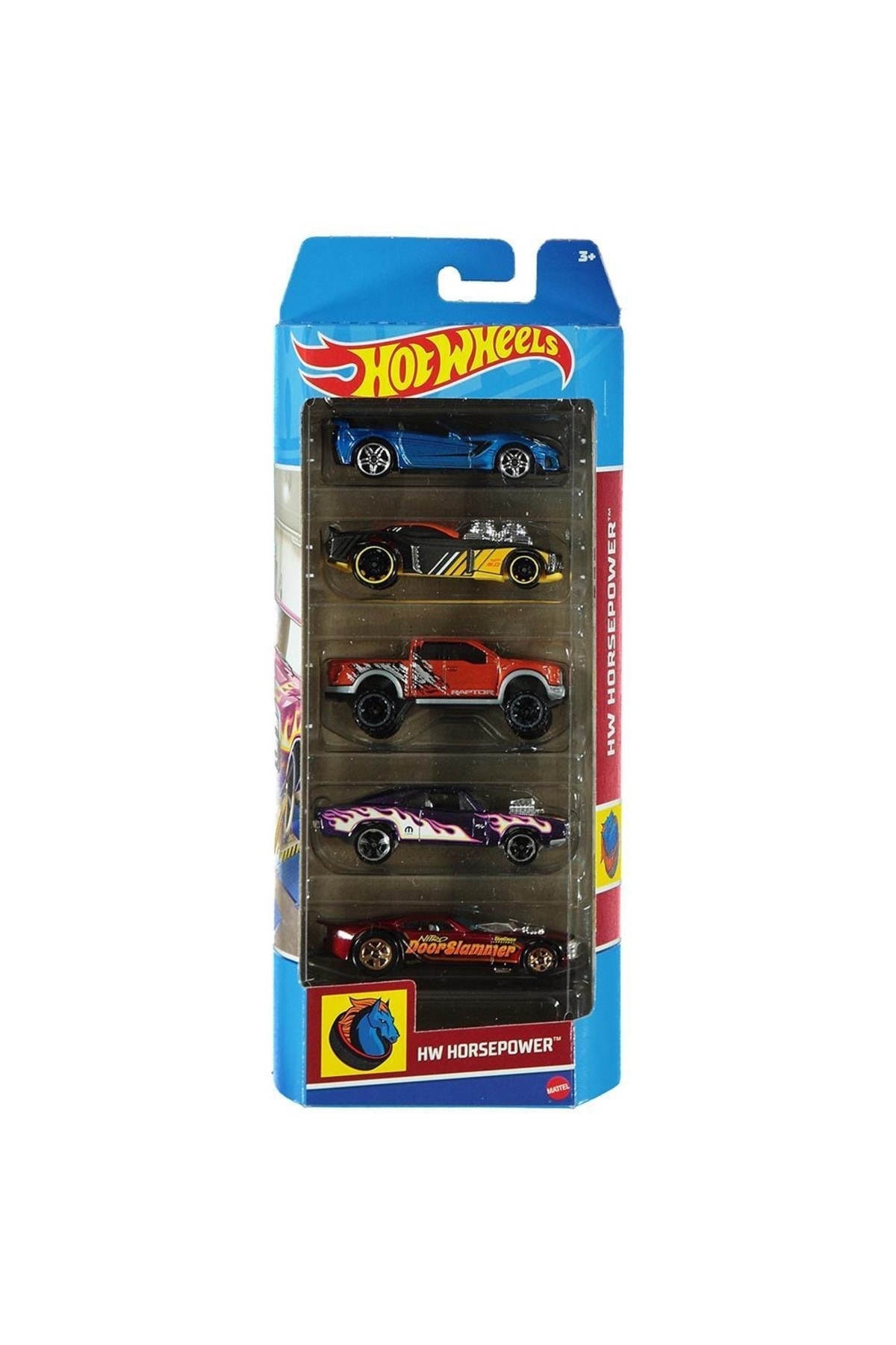 ماشین اسباب بازی 5 مجموعه اسب بخار HW هات ویلز اورجینال HOT WHEELS