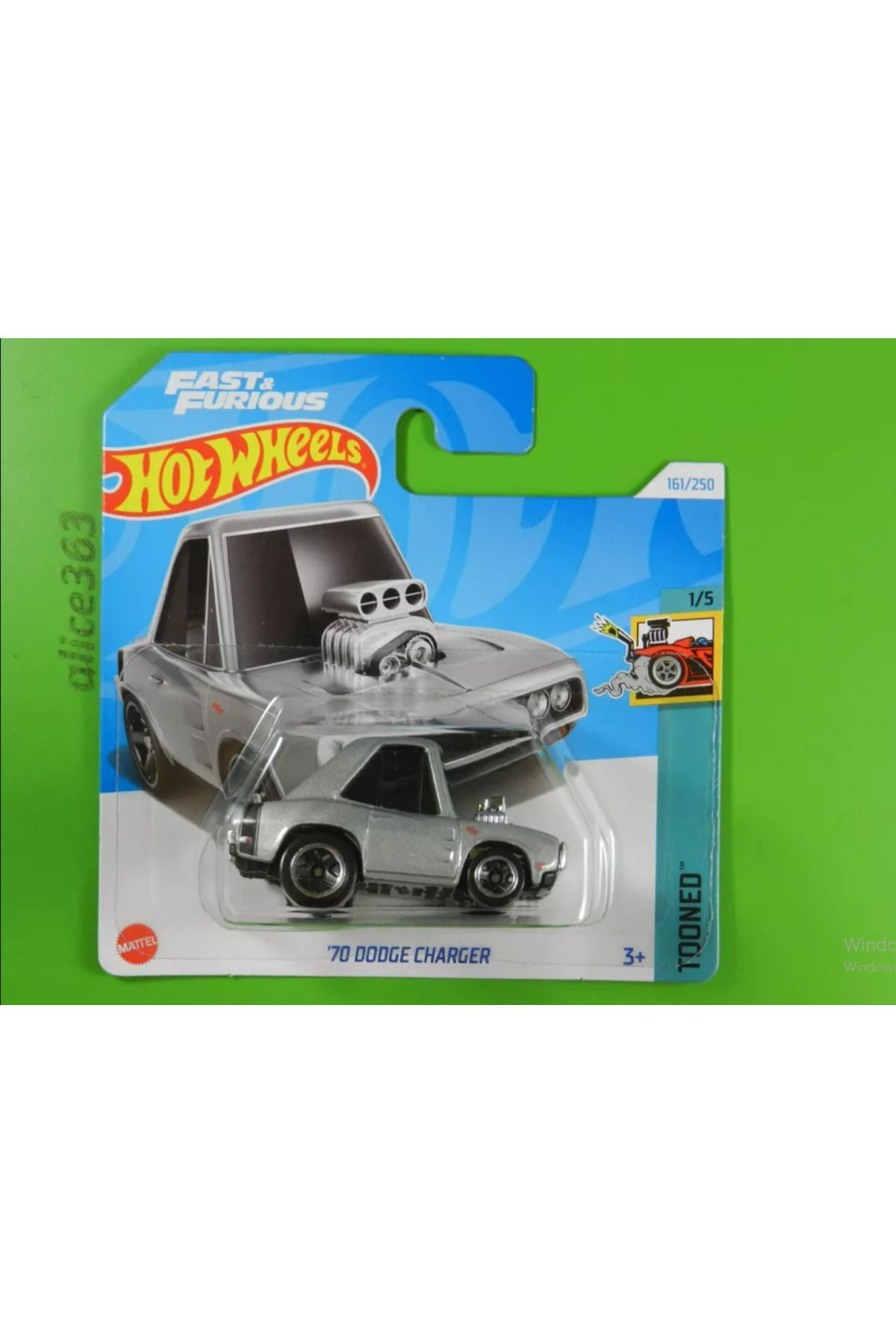 ماشین اسباب بازی 2024 SINGLE CAR 70 DODGE CHARGER TOONED هات ویلز اورجینال HOT WHEELS