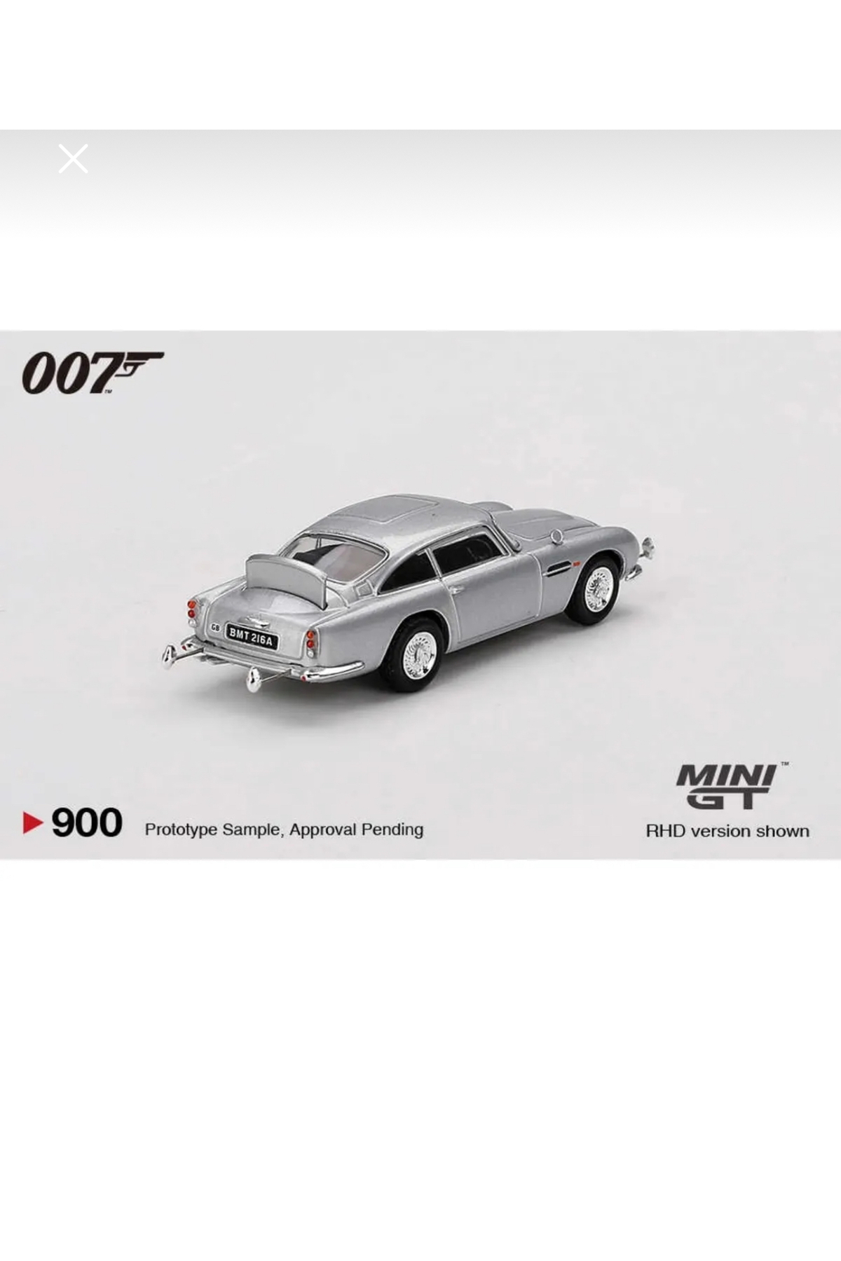 مدل خودرو جیمز باند انگشت طلایی 1:64 آستون مارتین DB5 DIECAST ماشین اورجینال mini gt