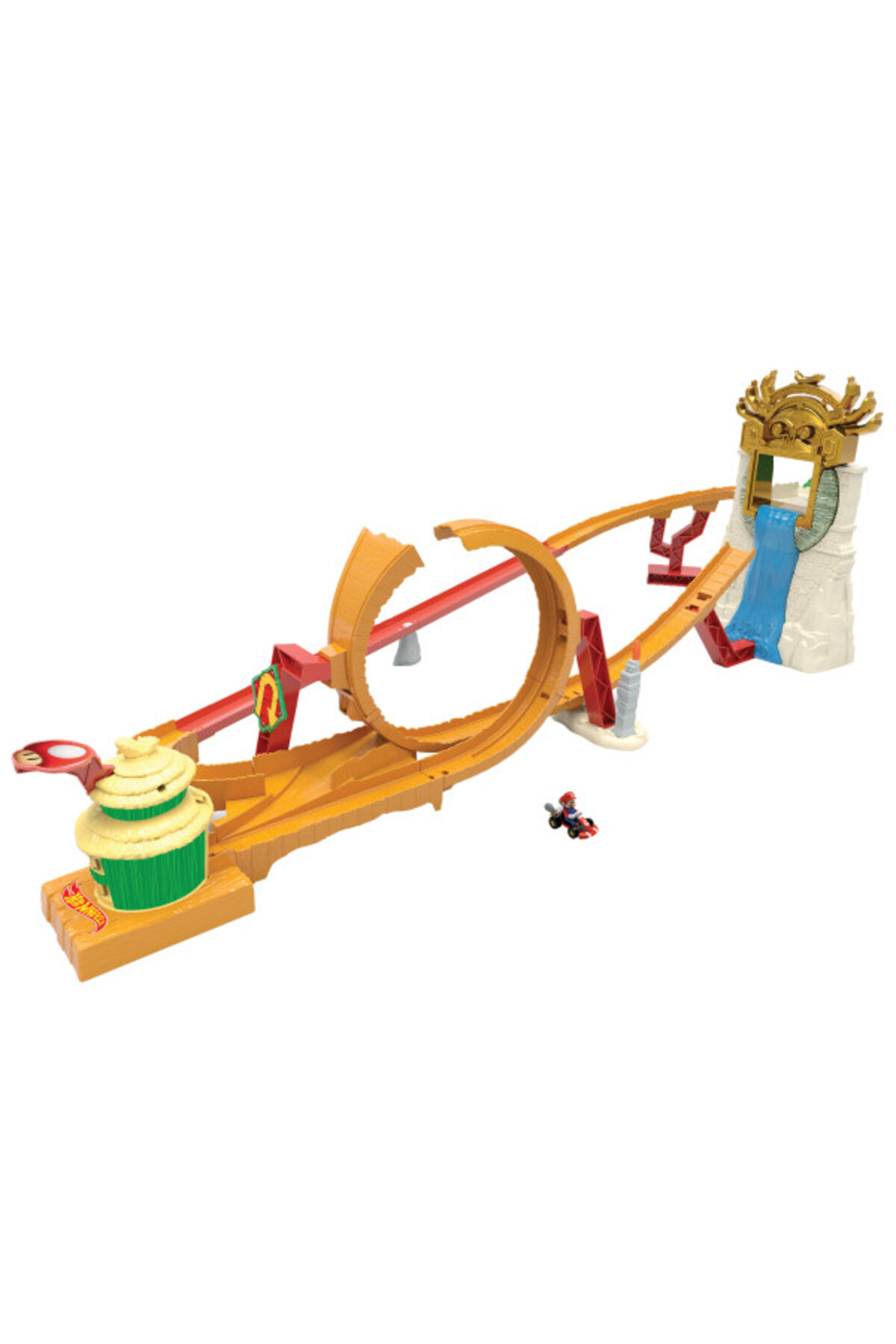 ماشین اسباب بازی فیلم SUPER MARIO BROS. KART KONG JUNGLE RACEWAY HMK49 از ترکیه HOT WHEELS