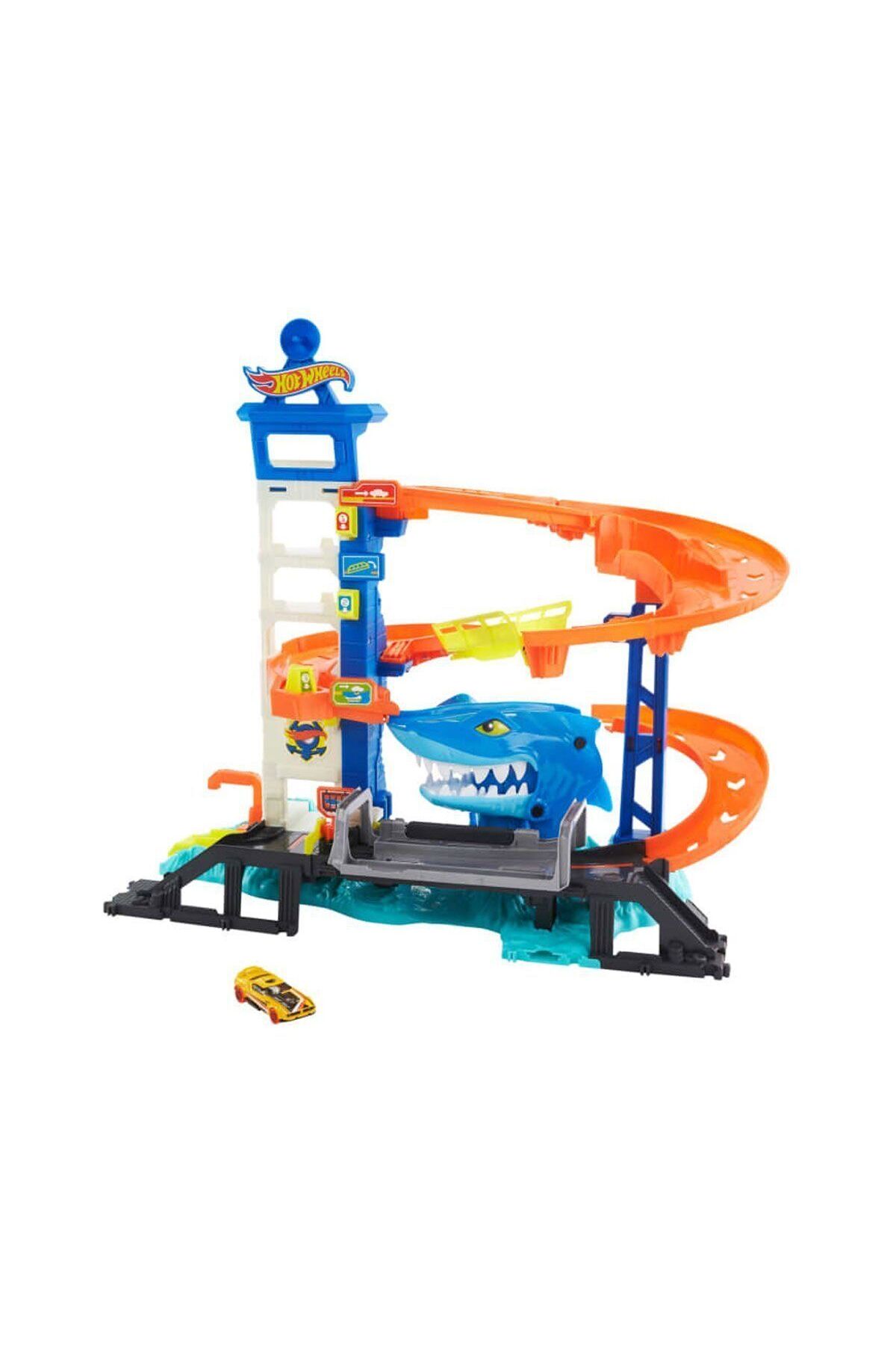 ماشین اسباب بازی HDP06 HOT WHEELS ESCAPE GAME از کوسه تنظیم شده است هات ویلز اورجینال HOT WHEELS