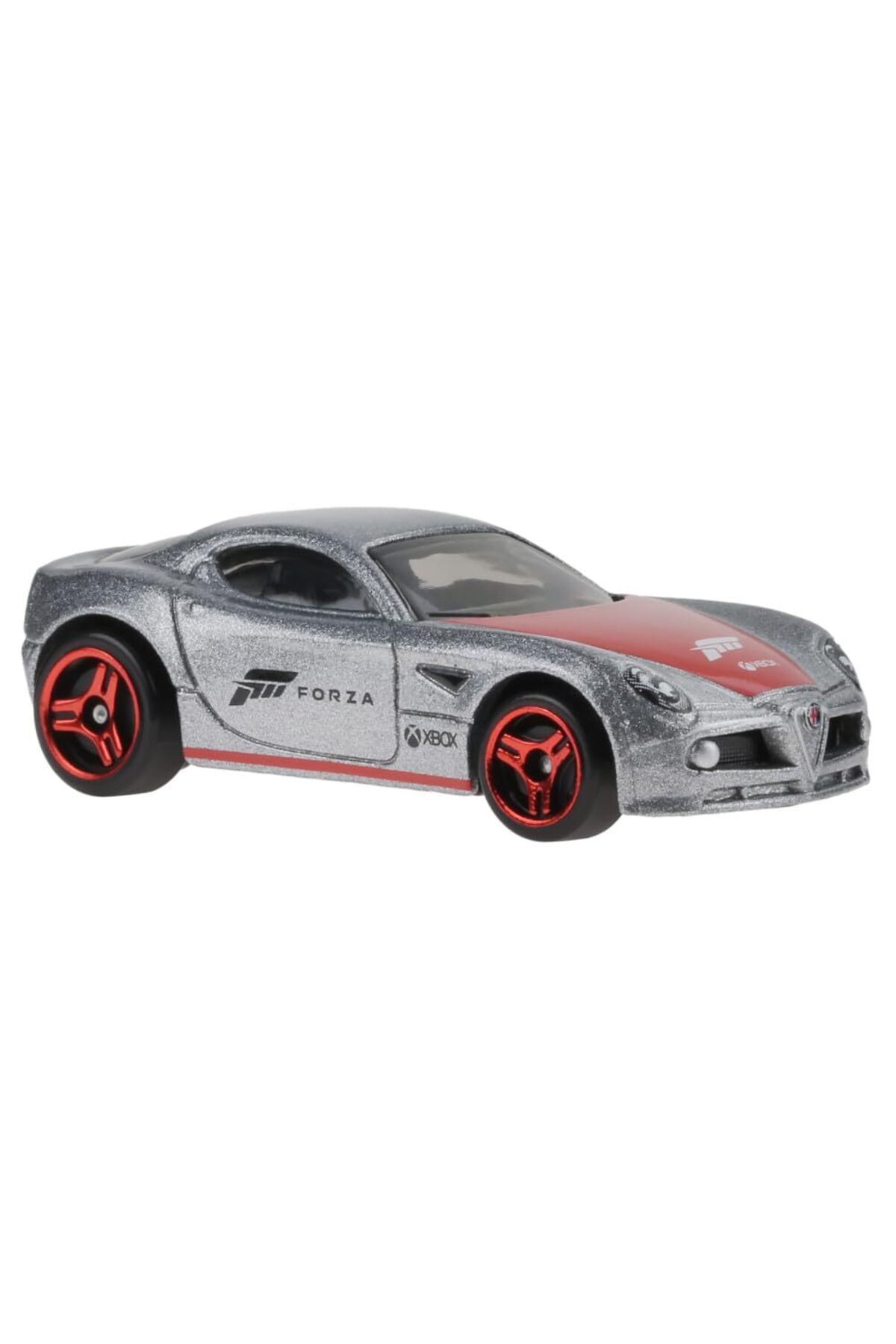 ماشین اسباب بازی اتومبیل های مضمون AUTO FORZA ALFA ROMEO 8C COURMISTISIONE HLK24 هات ویلز اورجینال HOT WHEELS