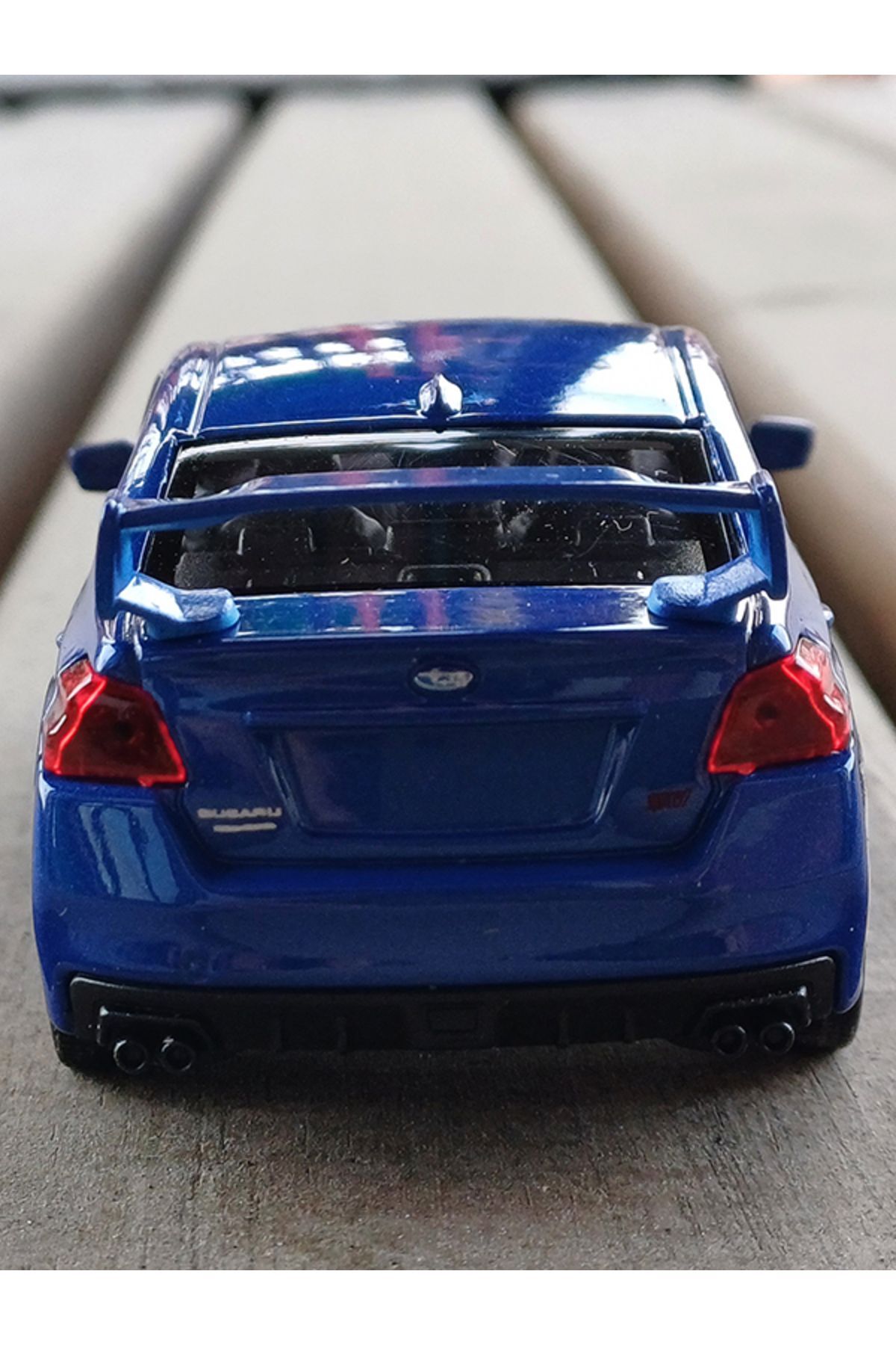 مدل خودرو خودروی فلزی دارای مجوز سوبارو WRX STI کشش و رها کردن 1:34 43693D BLUE اورجینال WELLY