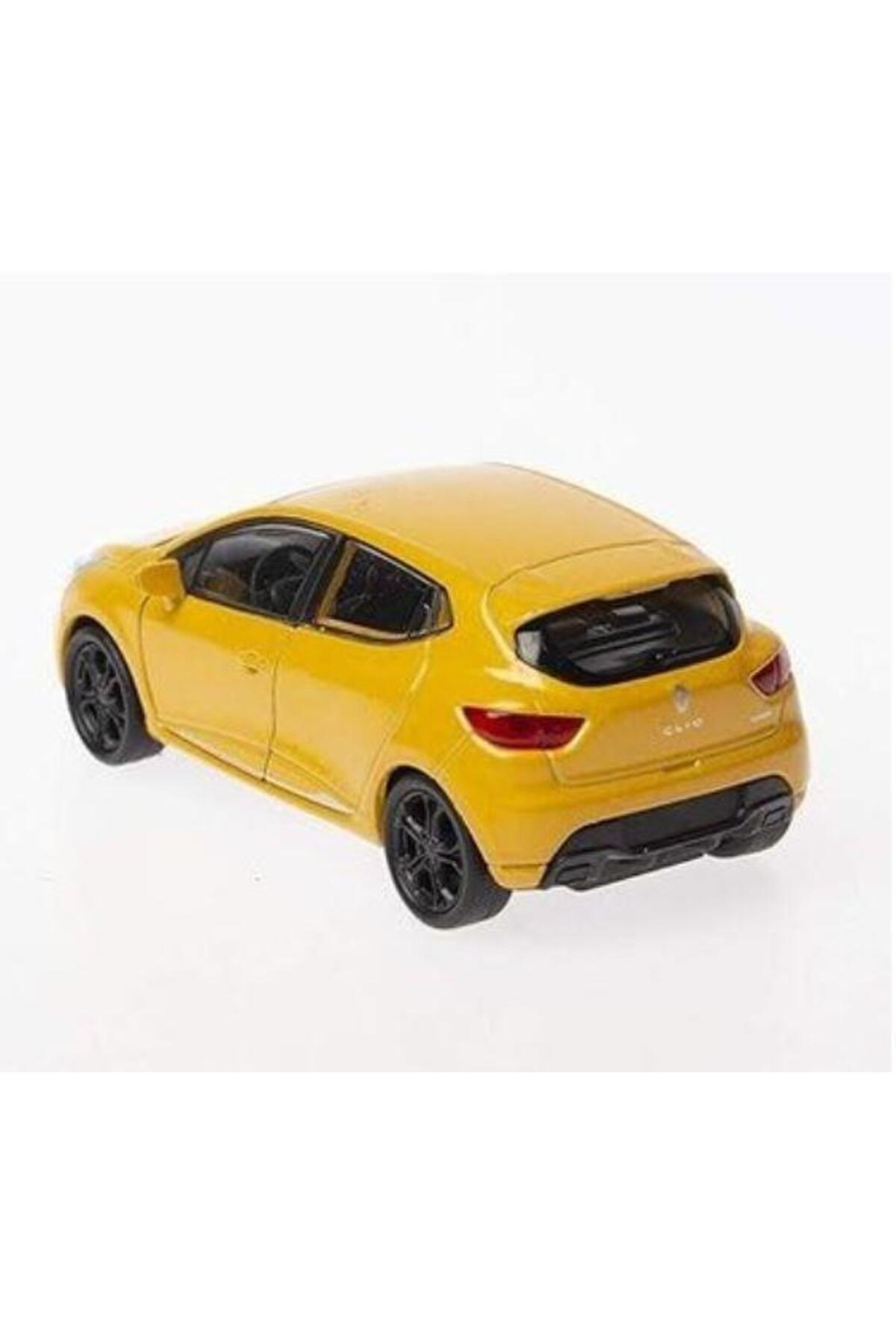 مدل خودرو RENAULT CLIO 4 RS 12 CM 1 36 SCALE DIECAST METAL MODEL PULL DROP CAR YELLOW اورجینال Genel Markalar