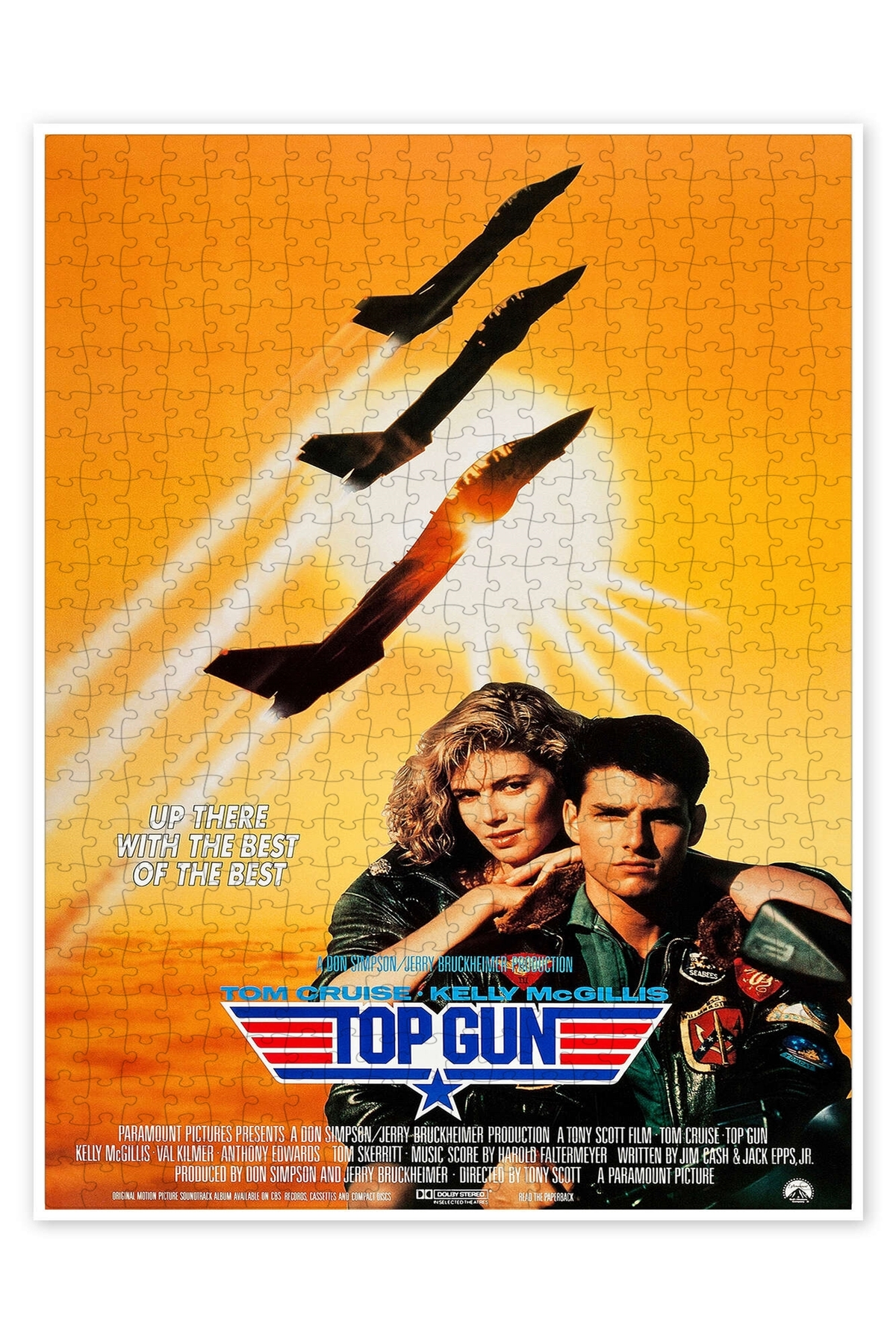 پازل فیلم کلاسیک اره منبت کاری مویی TOP GUN 500 PIECE از ترکیه Jeronkarji