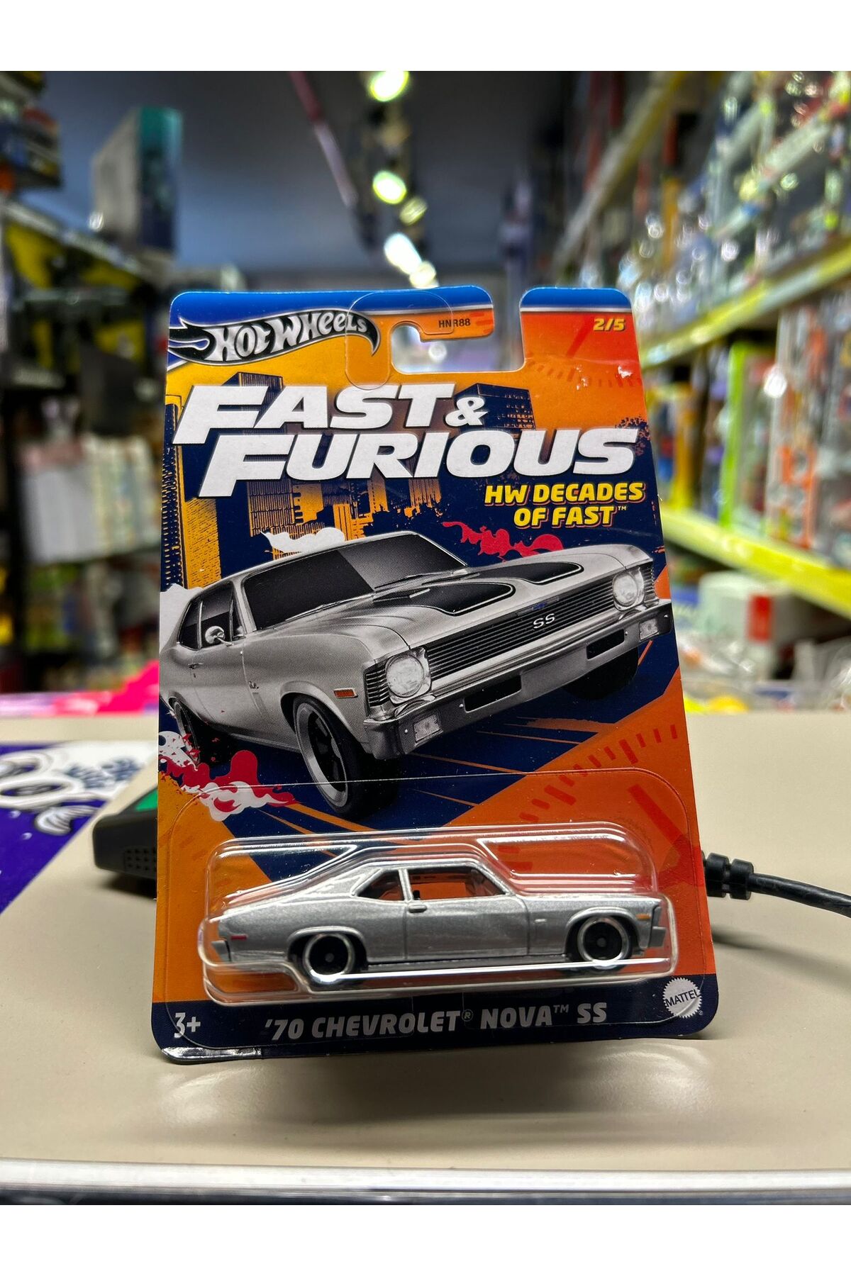 ماشین اسباب بازی HW FAST AND FURIOUS CHEVROLET NOVA 1970 HNR88 HOT WHEELS