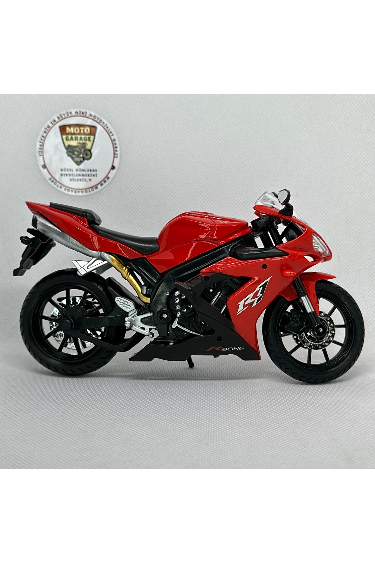 مدل خودرو موتورسیکلت یاماها YZF R1 RED 1:12 ALLOY DIECAST MODEL – فلزی اورجینال Alloy Models