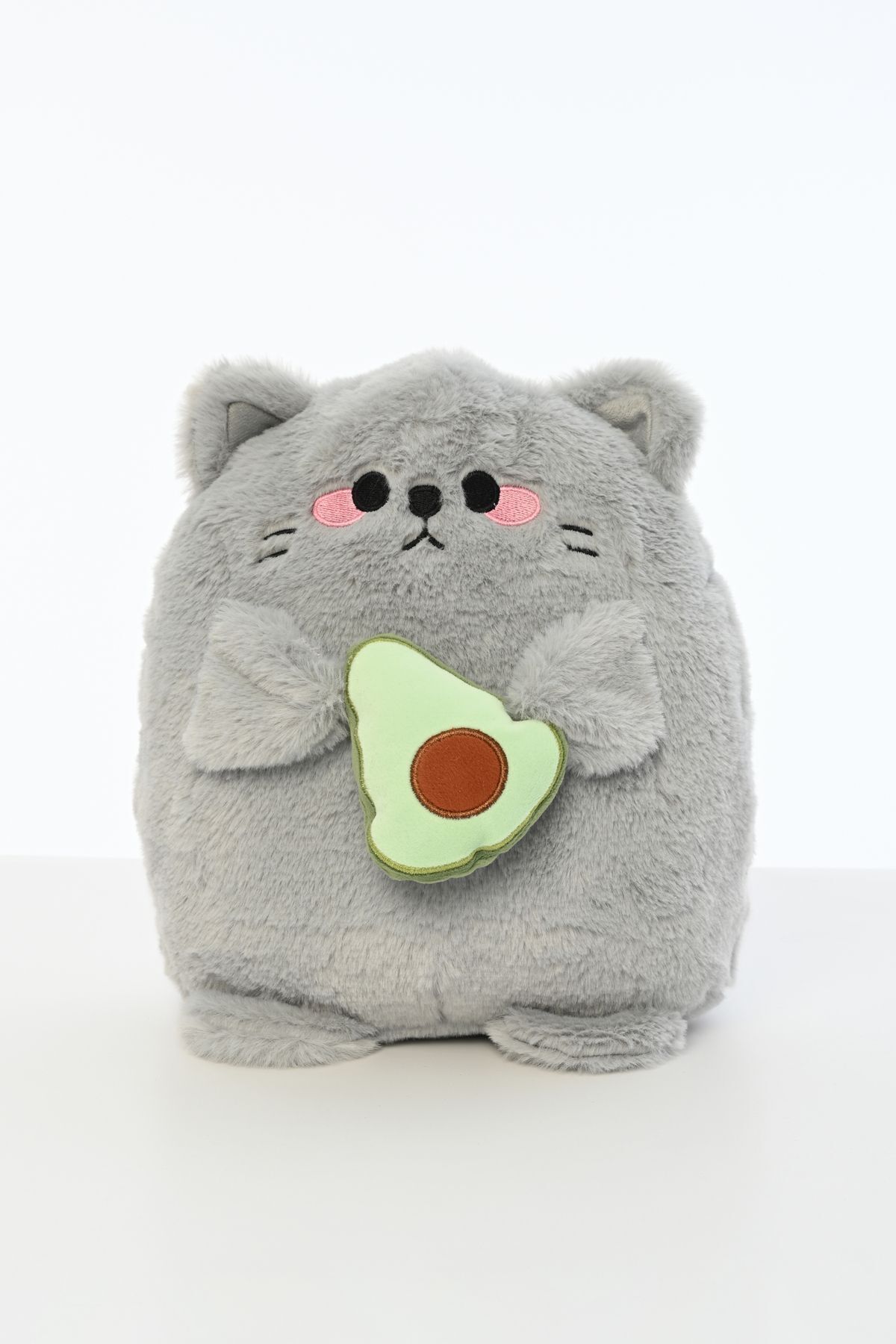 اسباب بازی های پشمی 30 سانتی متر آووکادو نرم گربه همراه Pufu Toys