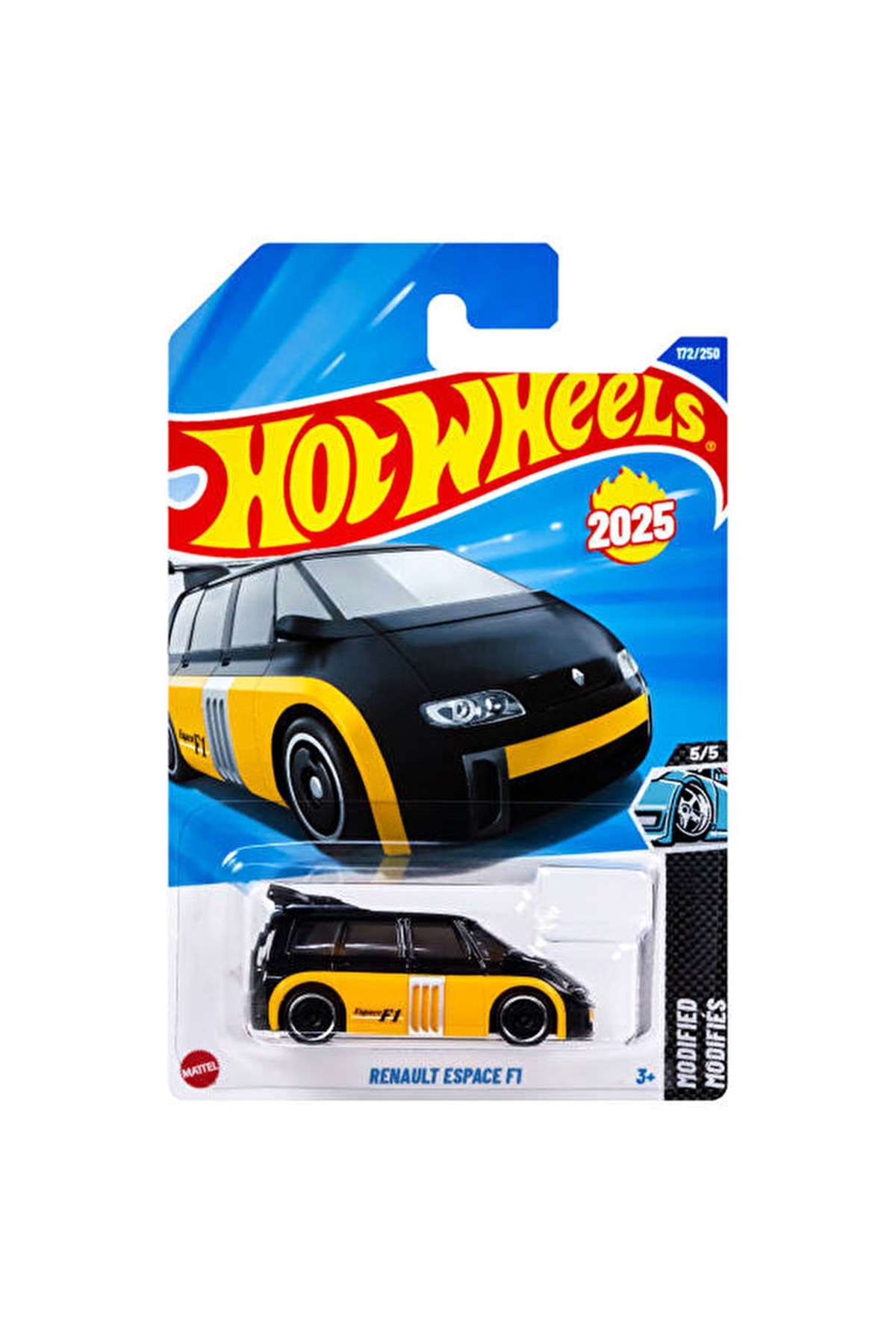 ماشین اسباب بازی کارتن کوتاه RENAULT ESPACE F1 JBB76 تک خودرو از ترکیه HOT WHEELS