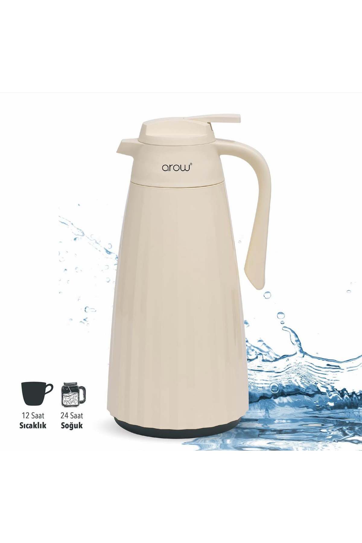 فلاسک قمقمه شیشه ای هوشمند 1.5 لیتری اورجینال AROW