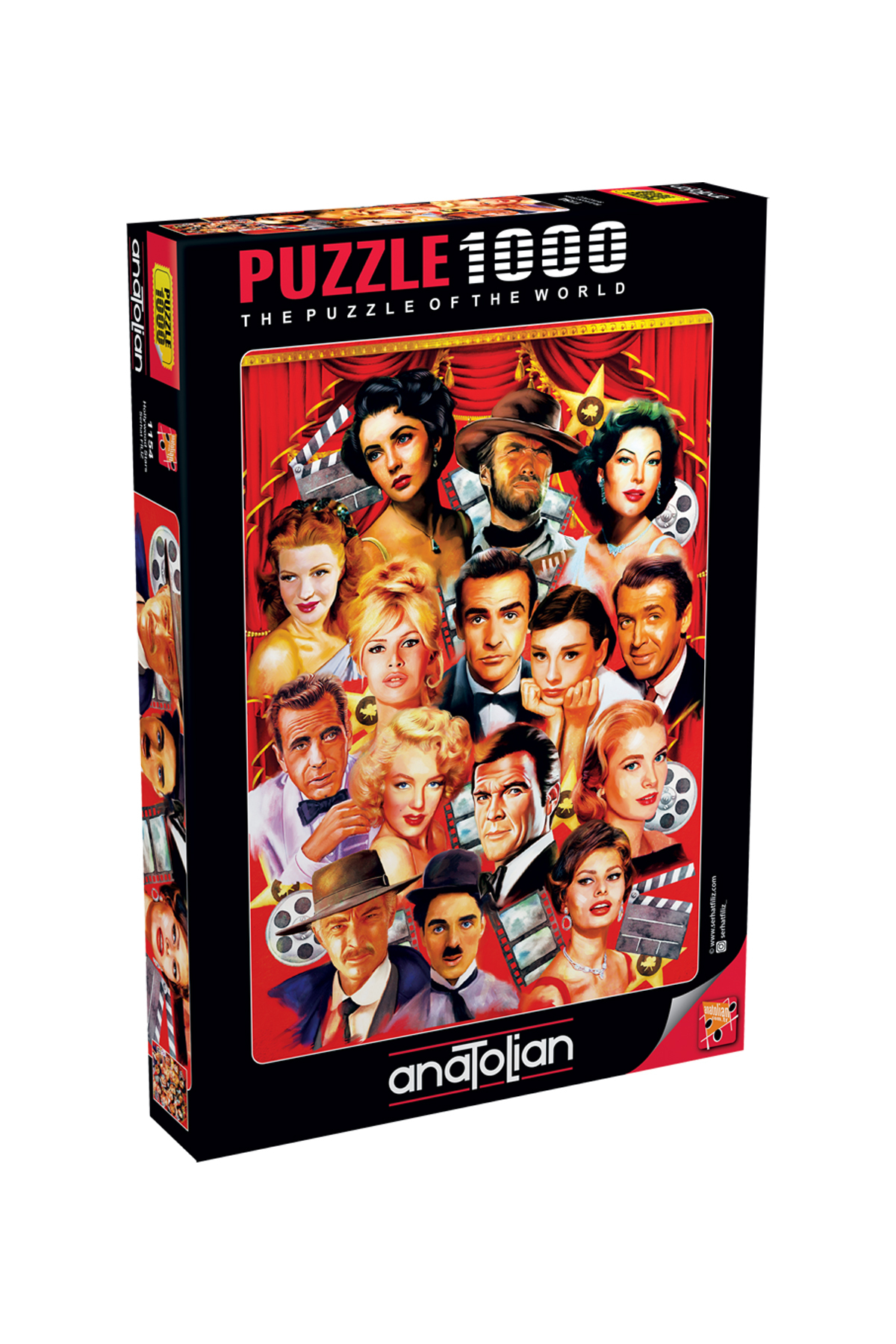 پازل 1000 قطعه ستاره هالیوود 1154 اورجینال Anatolian Puzzle