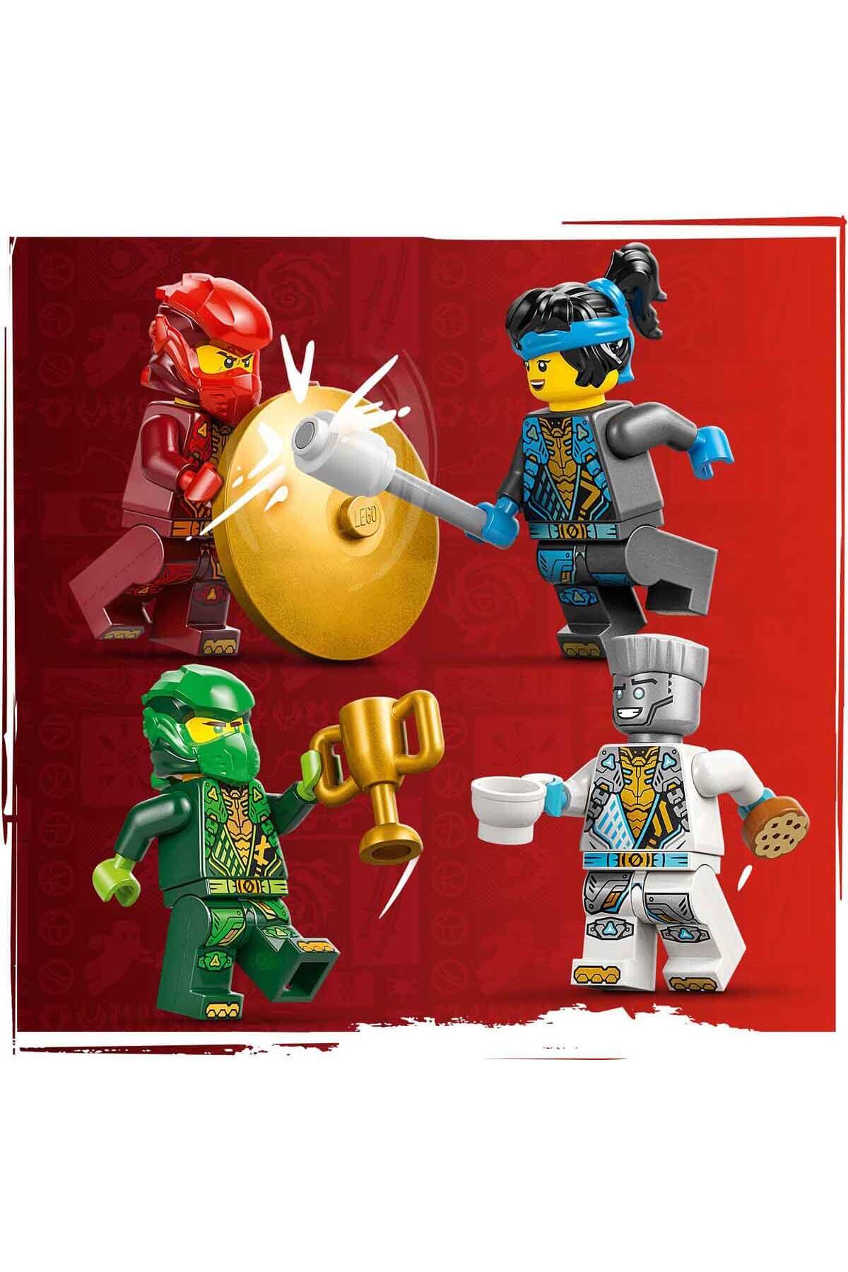 لگو و اسباب بازی های ساخت محور NINJAGO NINJA TEMPLE OF SPINJITZU 71831 4 مینی فیگور اژدها برای کودکان سال به بالا از ترکیه LEGO