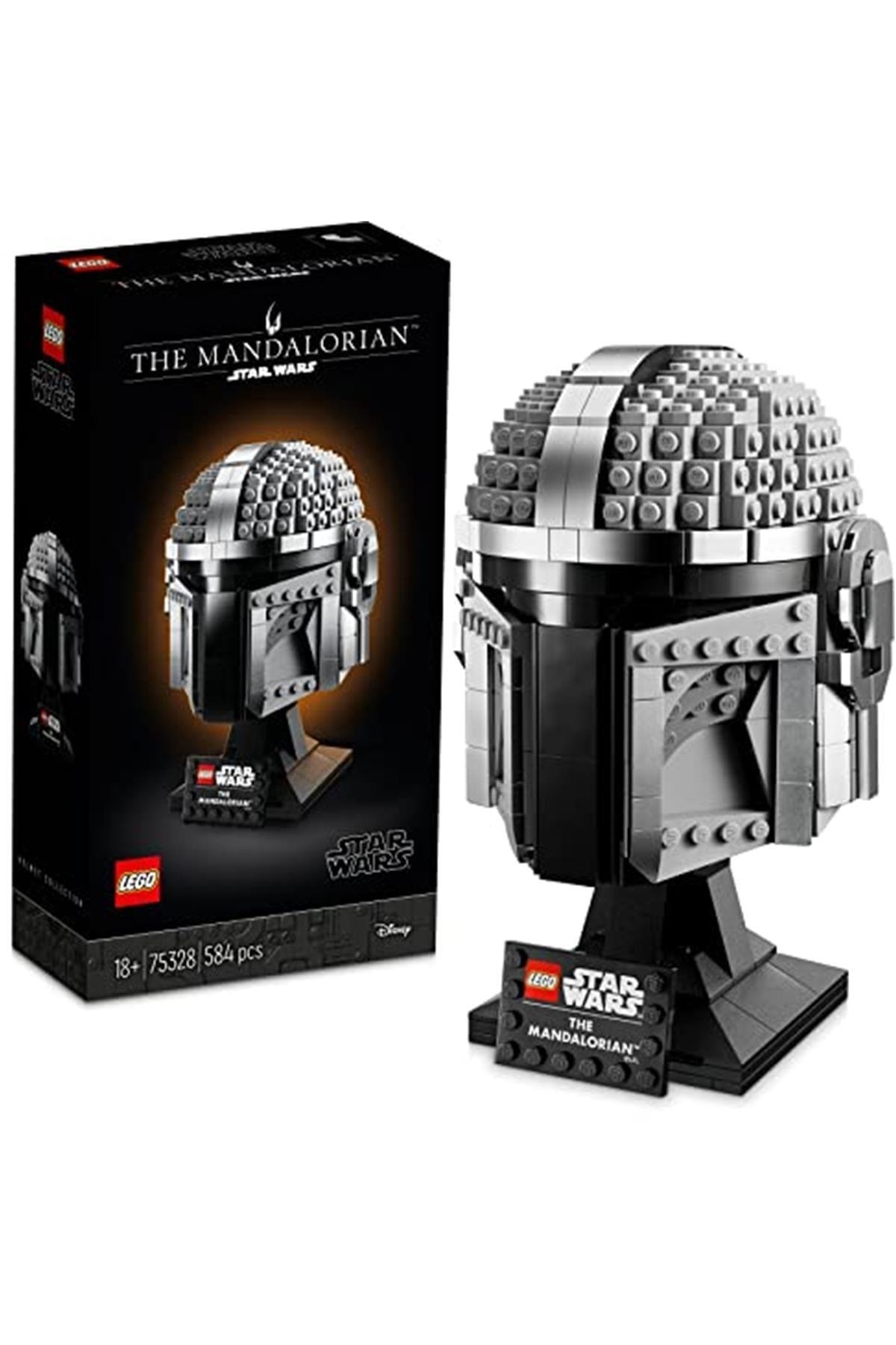 لگو و اسباب بازی های ساخت محور ® STAR WARS™ MANDALORIAN™ HELMET 75328 مدل نمایشگر کلکسیونی برای بزرگسالان اورجینال LEGO