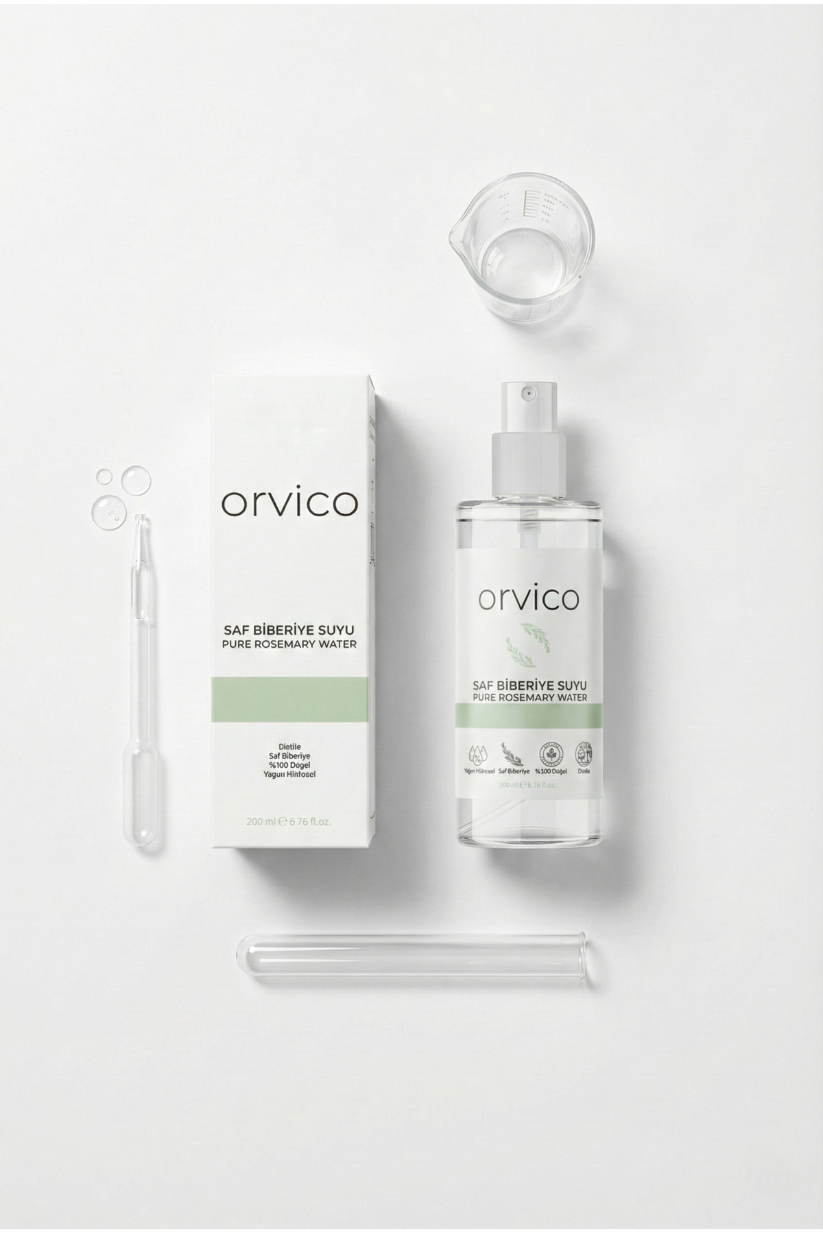 تونیک مو با عصاره بادرنجبویه 200 میلی لیتر، طبیعی و مؤثر برای تقویت مو orvico