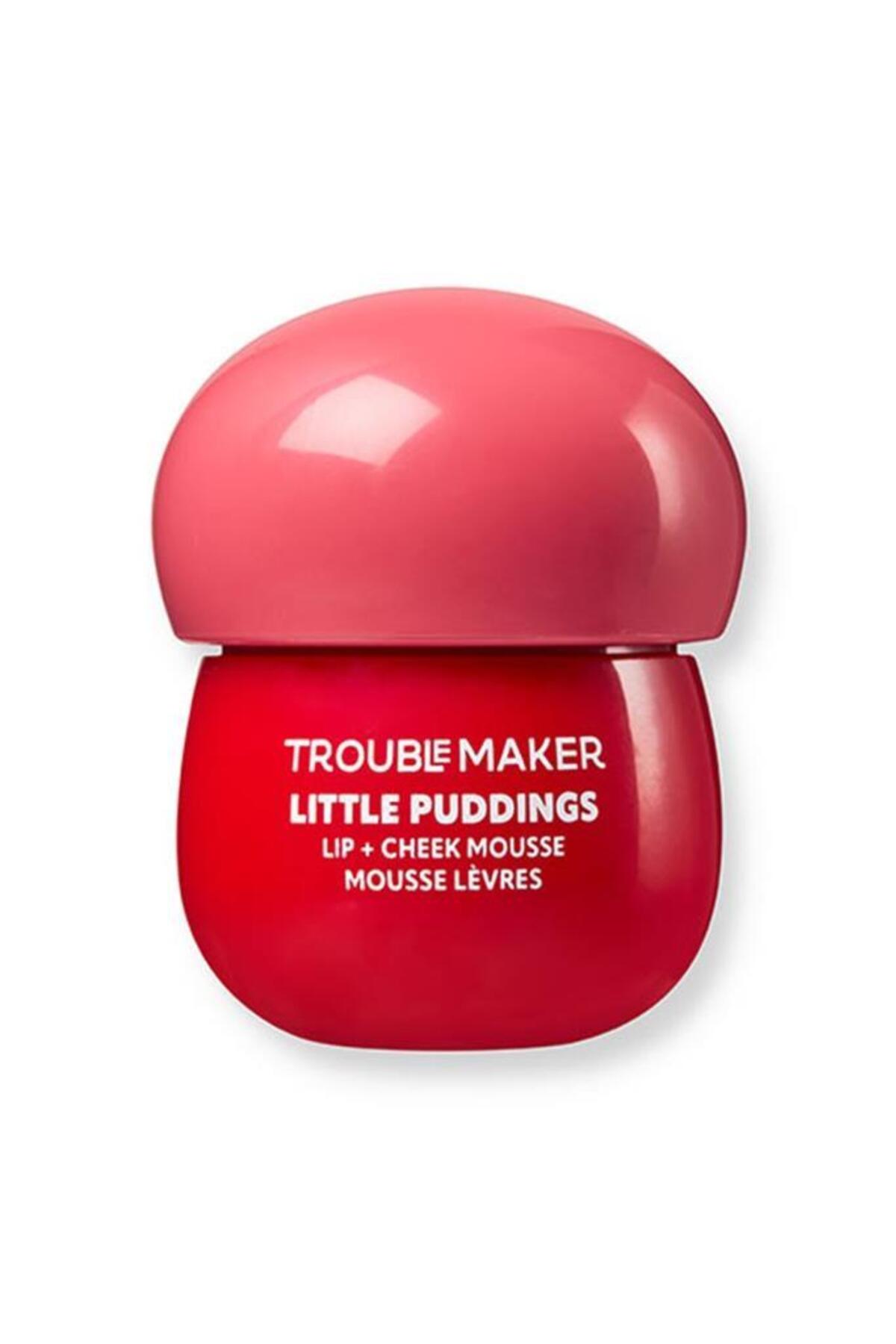 رنگ لب و گونه کرمی ترابل‌میکر Troublemaker Little Lip & Cheek Mous، صورتی