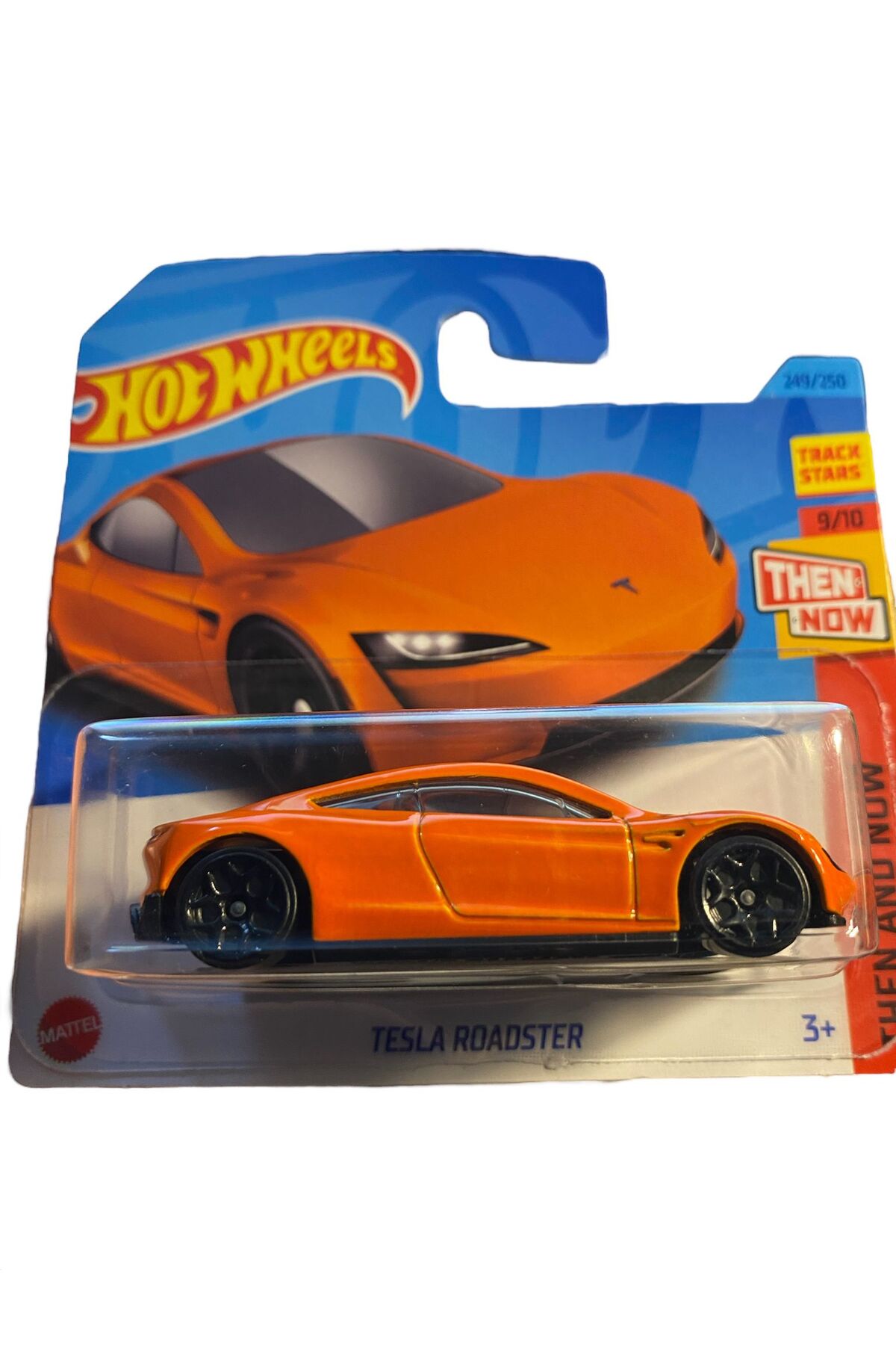 ماشین اسباب بازی TESLA ROADSTER در آن زمان و اکنون 249 250 هات ویلز اورجینال HOT WHEELS