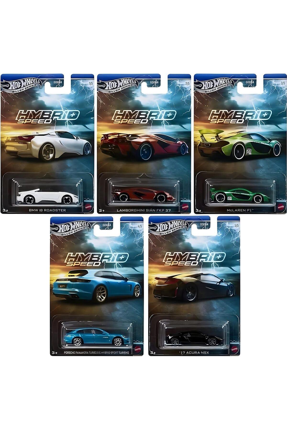 مدل خودرو مجموعه سرعت هیبریدی کارت بلند 5 عدد کلکسیونی ماشین دیکست از ترکیه HOT WHEELS