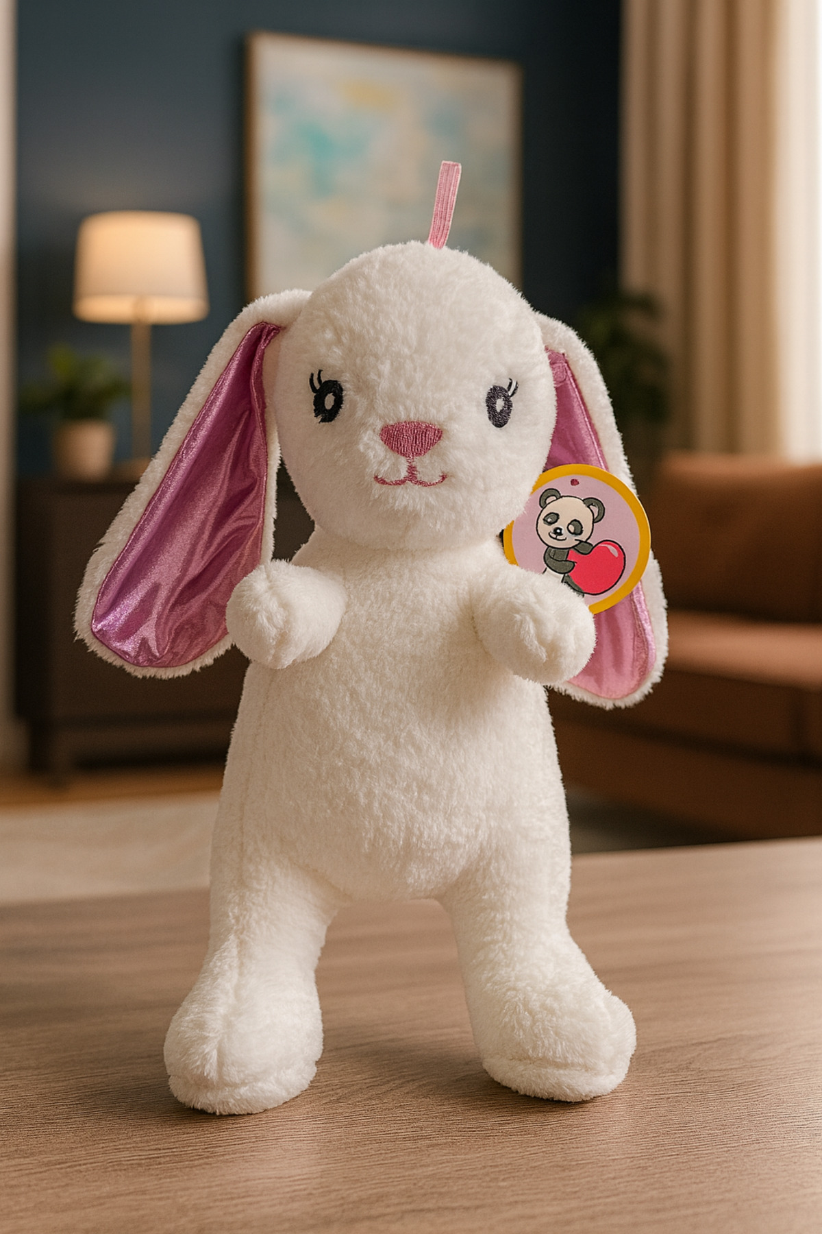 اسباب بازی های پشمی همبازی مخمل خواب دار خرگوش سازنده از ترکیه POLLYTOYS PELÜŞ OYUNCAKTA DÜNYA MARKASI