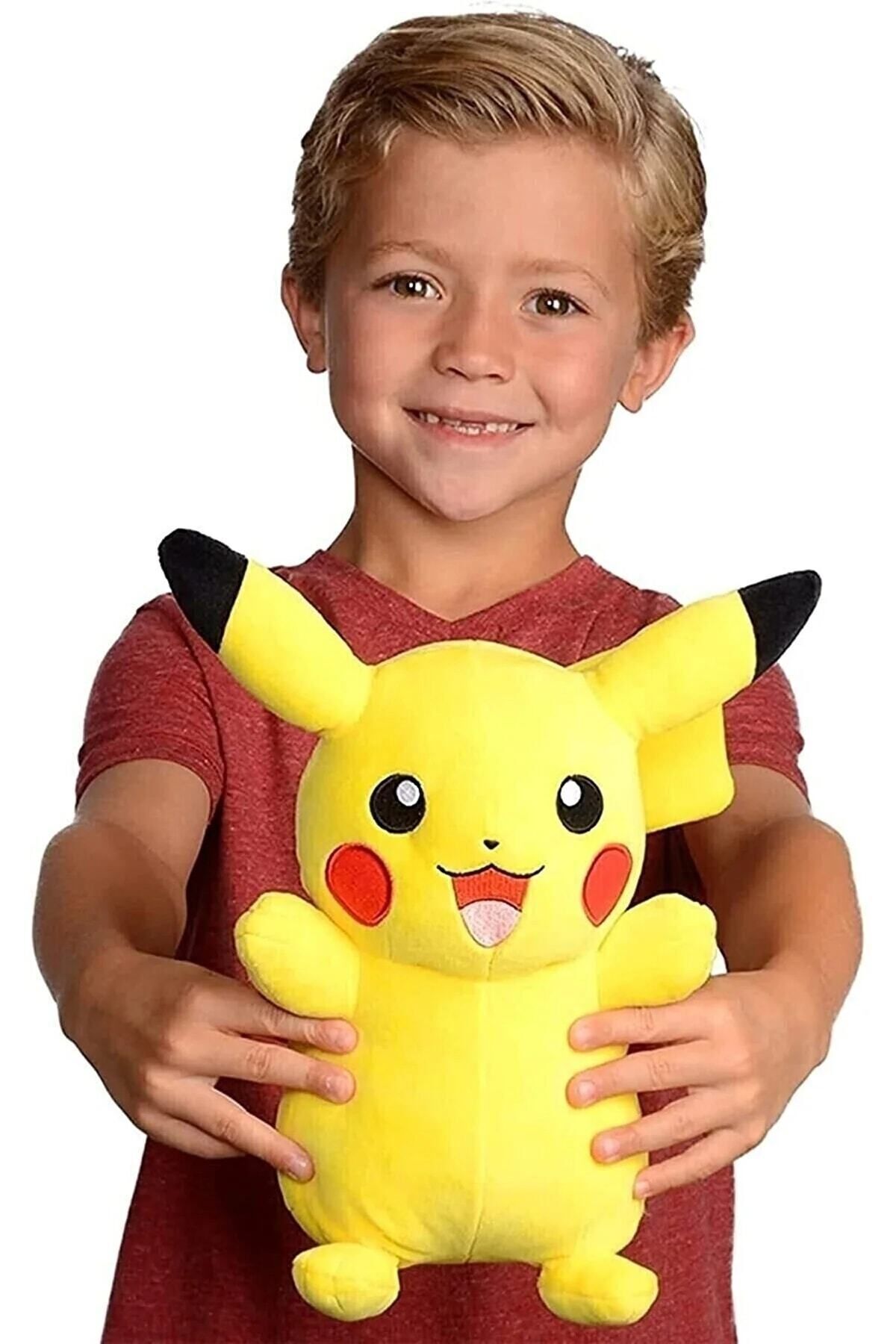 اسباب بازی های پشمی پارچه وارداتی پیکاچو پوکمون گو فیگور مخمل دار سایز بزرگ SLEEP & PLAYMATE PIKACHU 35 سانتی متر از ترکیه Genel Markalar