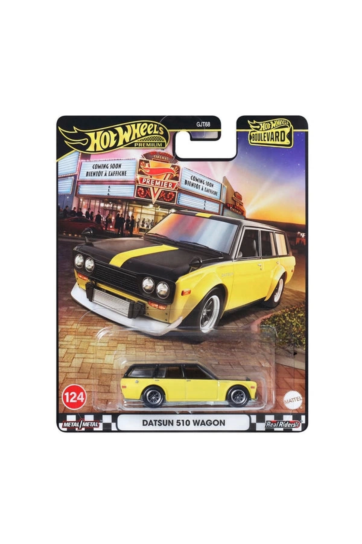 ماشین اسباب بازی BOULEVARD DATSUN 510 WAGON هات ویلز اورجینال HOT WHEELS