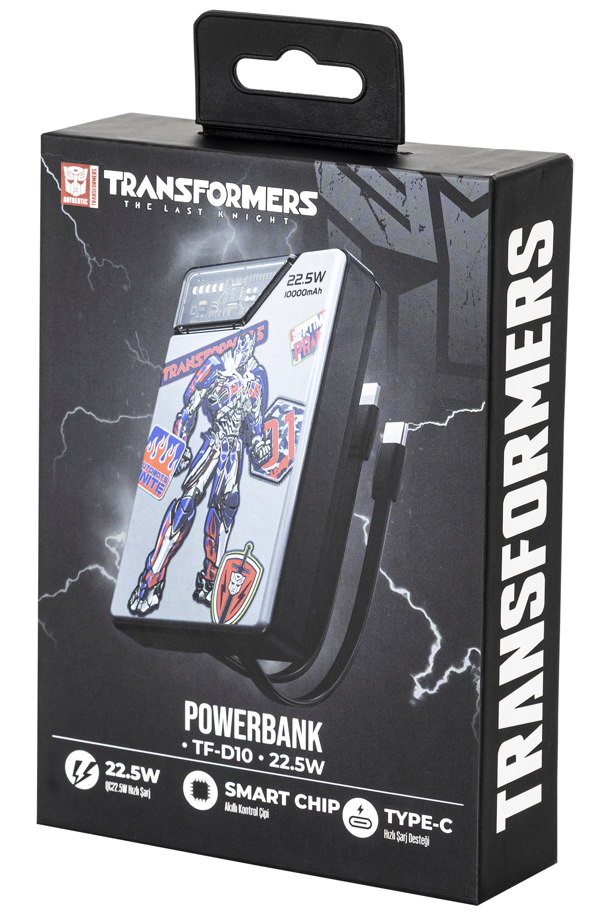 پاوربانک HASBRO دارای مجوز TF D10 10000 MAH اورجینال transformers