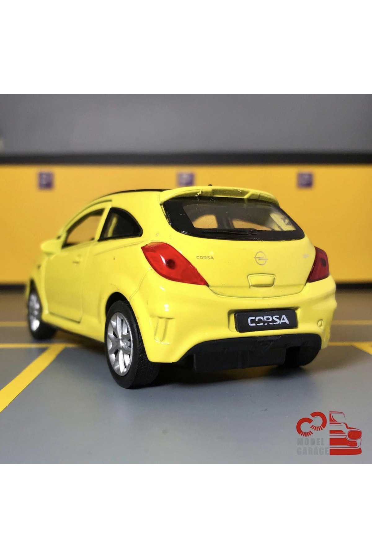 مدل خودرو OPEL CORSA OPC 1 36 SCALE C&amp;C MODEL GARAGE PULL DROP DIECAST METAL TOY CAR اورجینال Genel Markalar