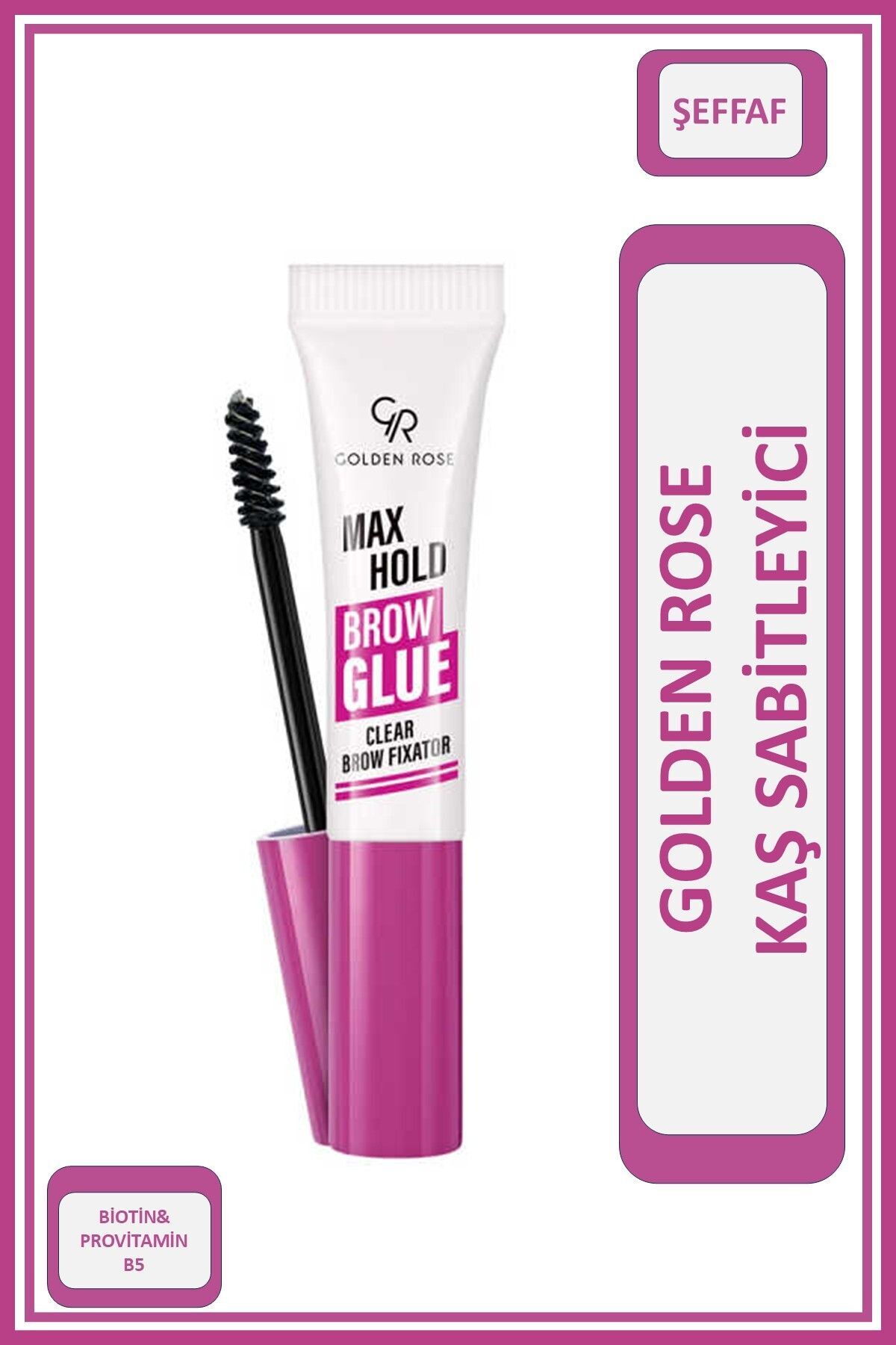 فیکس کننده ابرو GLUE BROW HOLD تثبیت شفاف Golden Rose