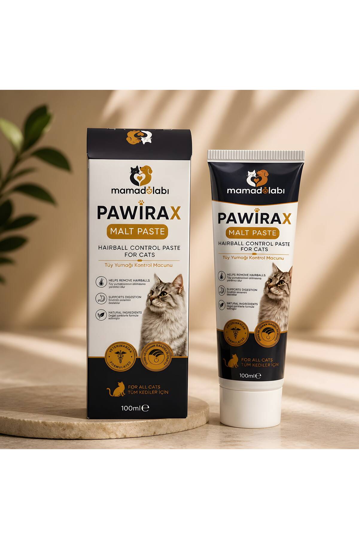 ست مراقبت و تغذیه گربه پاویراکس Pawirax، ۴ قلم
