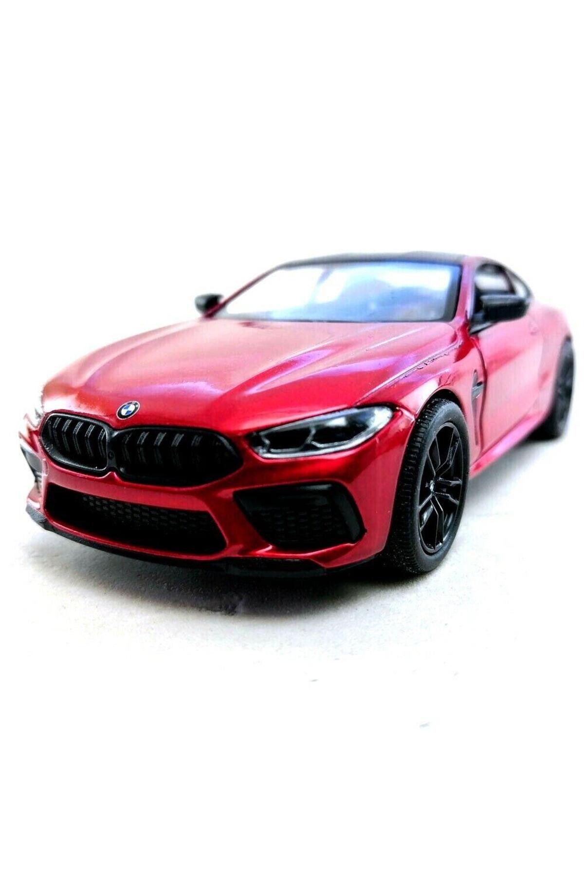 مدل خودرو ماشین BMW M8 COMPETITION COUPE 1:38 قرمز PULL AND DROP اورجینال Kinsmart