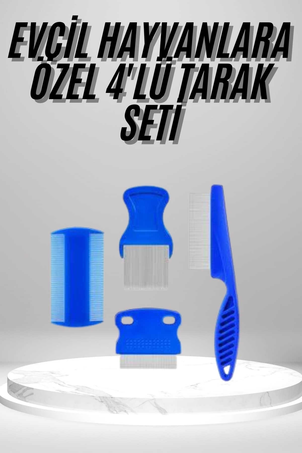 ست ۴ عددی شانه ضدکک و شپش حیوانات زیرو لند ZERO LAND مدل 14353