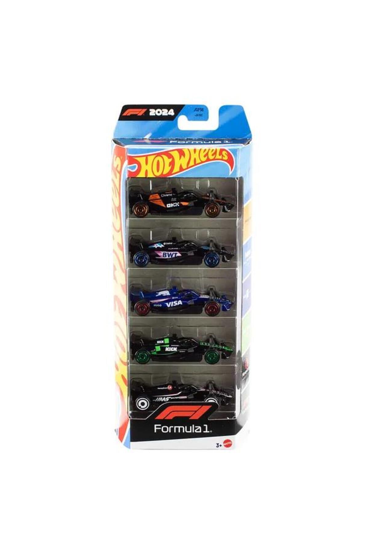 ماشین اسباب بازی ست فرمول 1 5 JGF58 HOT WHEELS