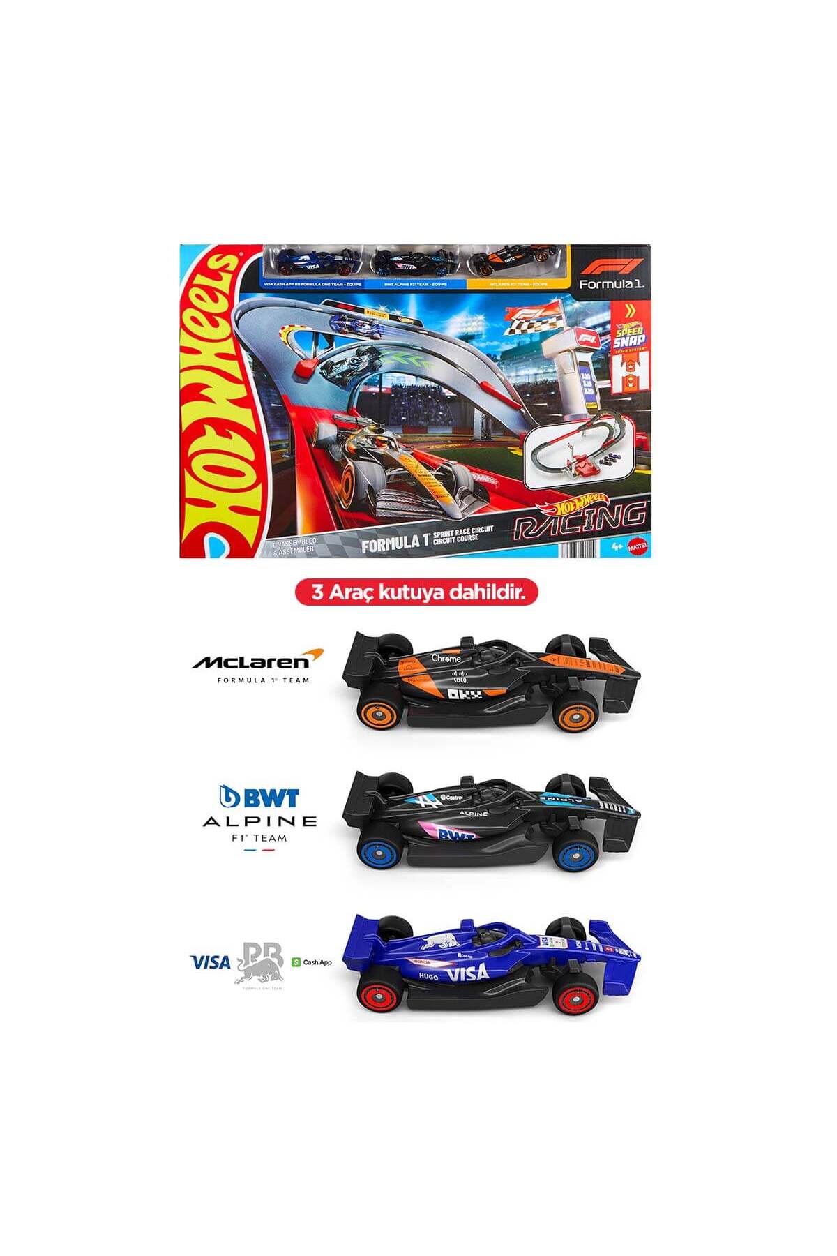 ماشین اسباب بازی مدار پایه F1 JDY15 از ترکیه HOT WHEELS