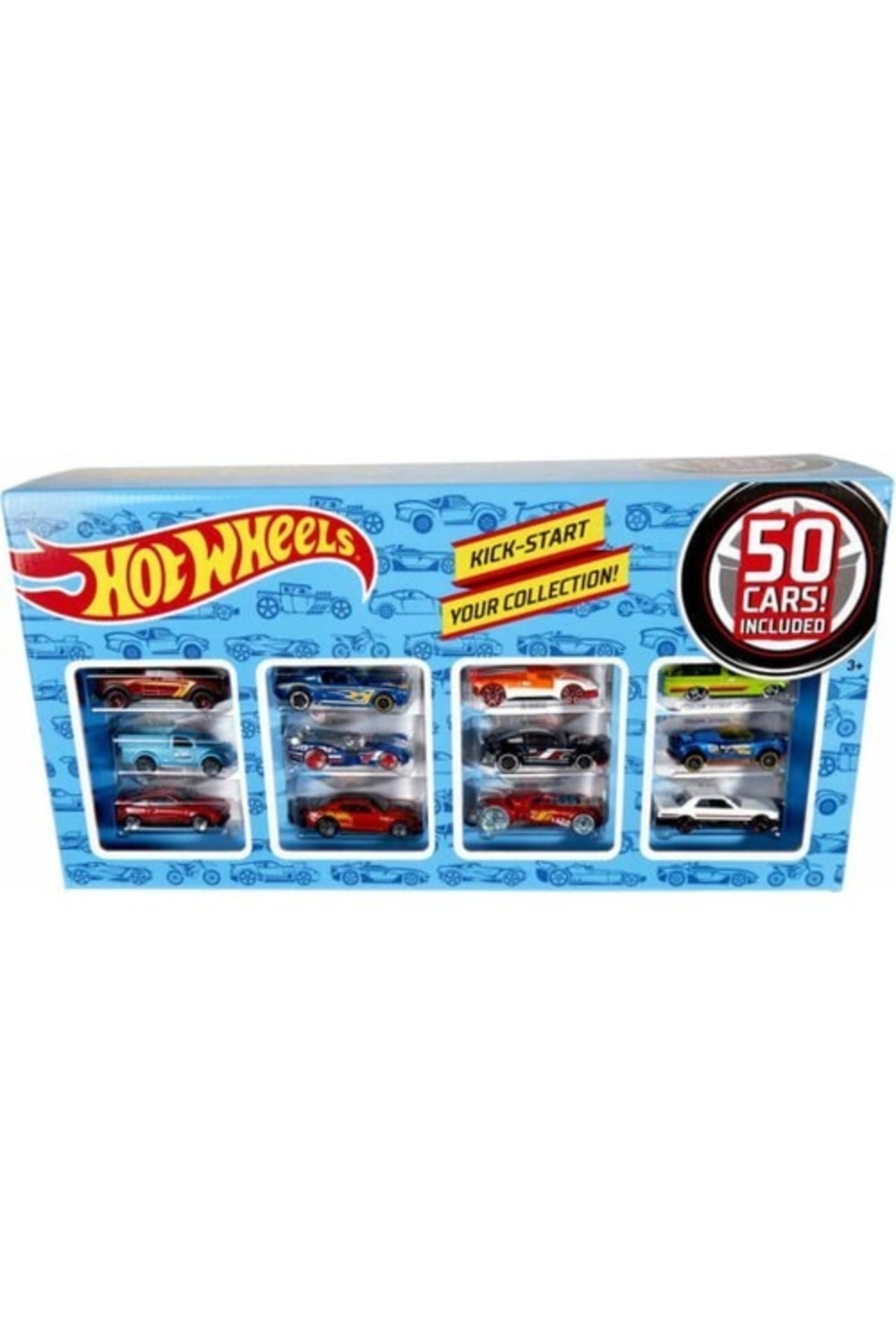 ماشین اسباب بازی مجموعه اتومبیل 50S CGN22 هات ویلز اورجینال HOT WHEELS