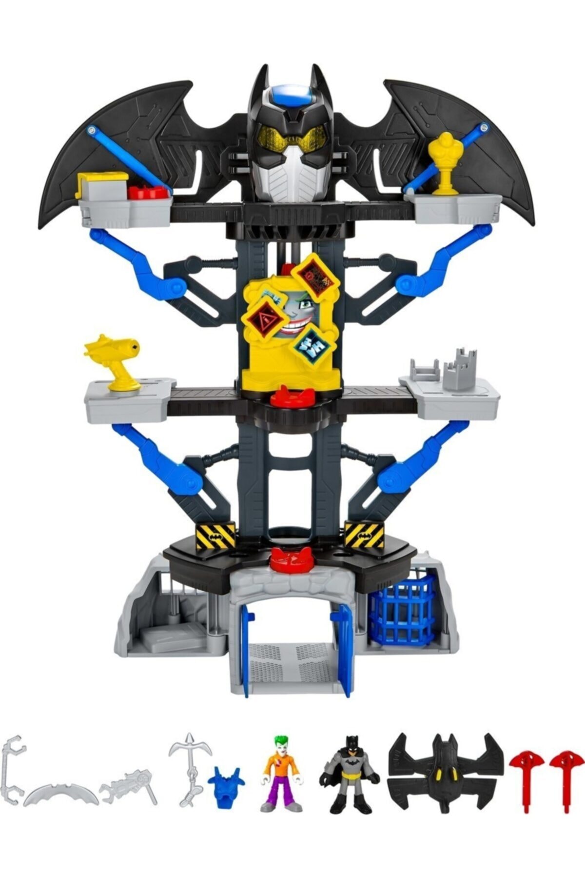 اسباب بازی های فیگور دیگر TOY IMAGINEXT DC SUPER FRIENDS TRANSFORMING BATCAVE PLAY SET Imaginext