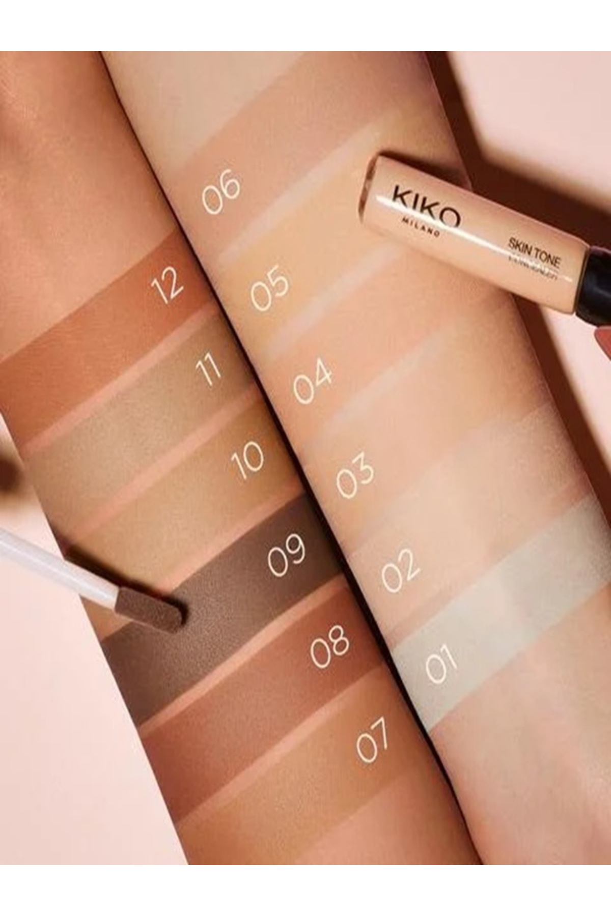 KIKO پنهان کننده تن پوست فرمول مایع جدید ضد حریف حلقه پنهان کننده
