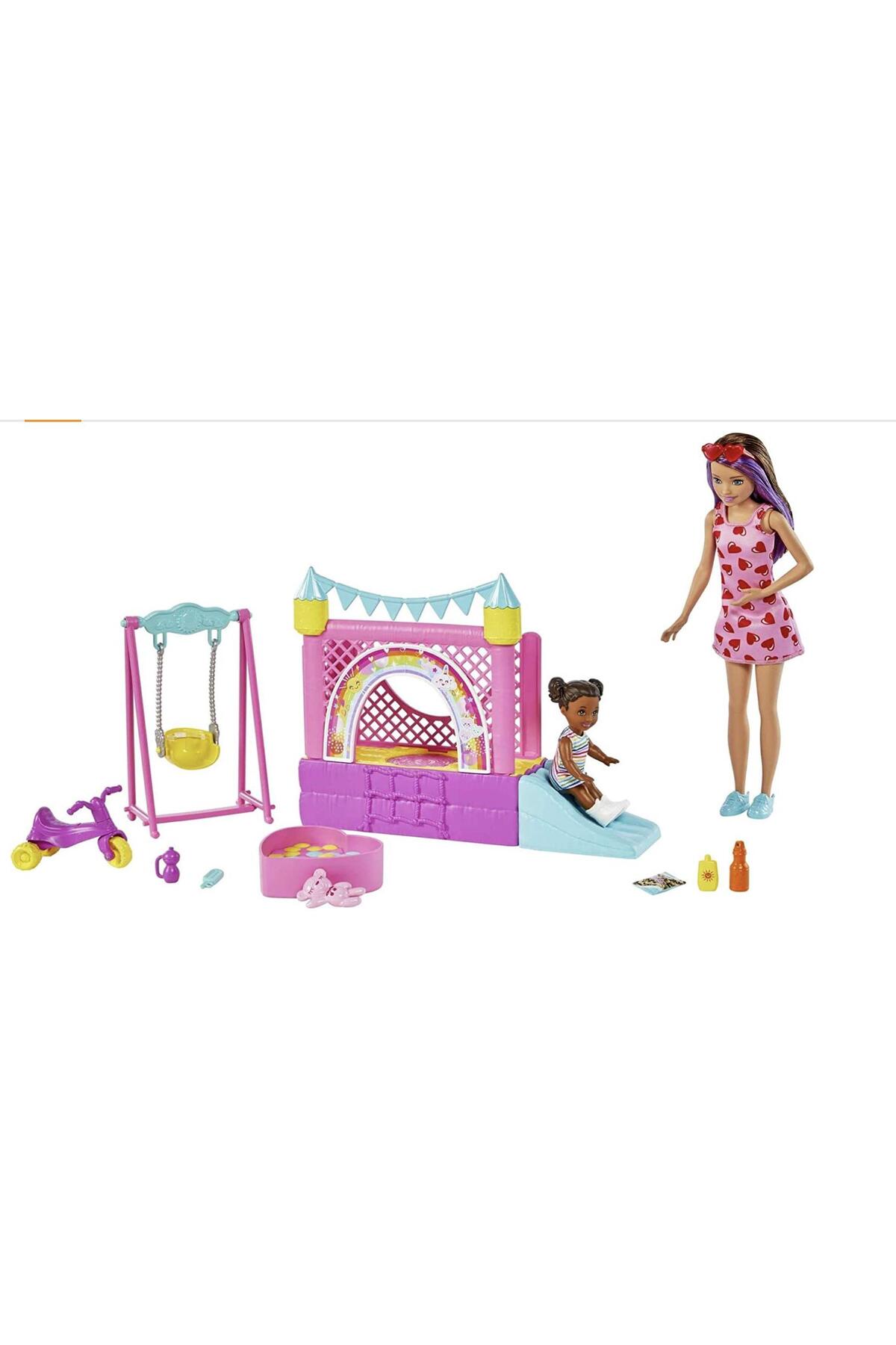 عروسک های اسباب بازی و لوازم جانبی ست خانه بچه نگهدار SKIPPER HHB67 از ترکیه Barbie