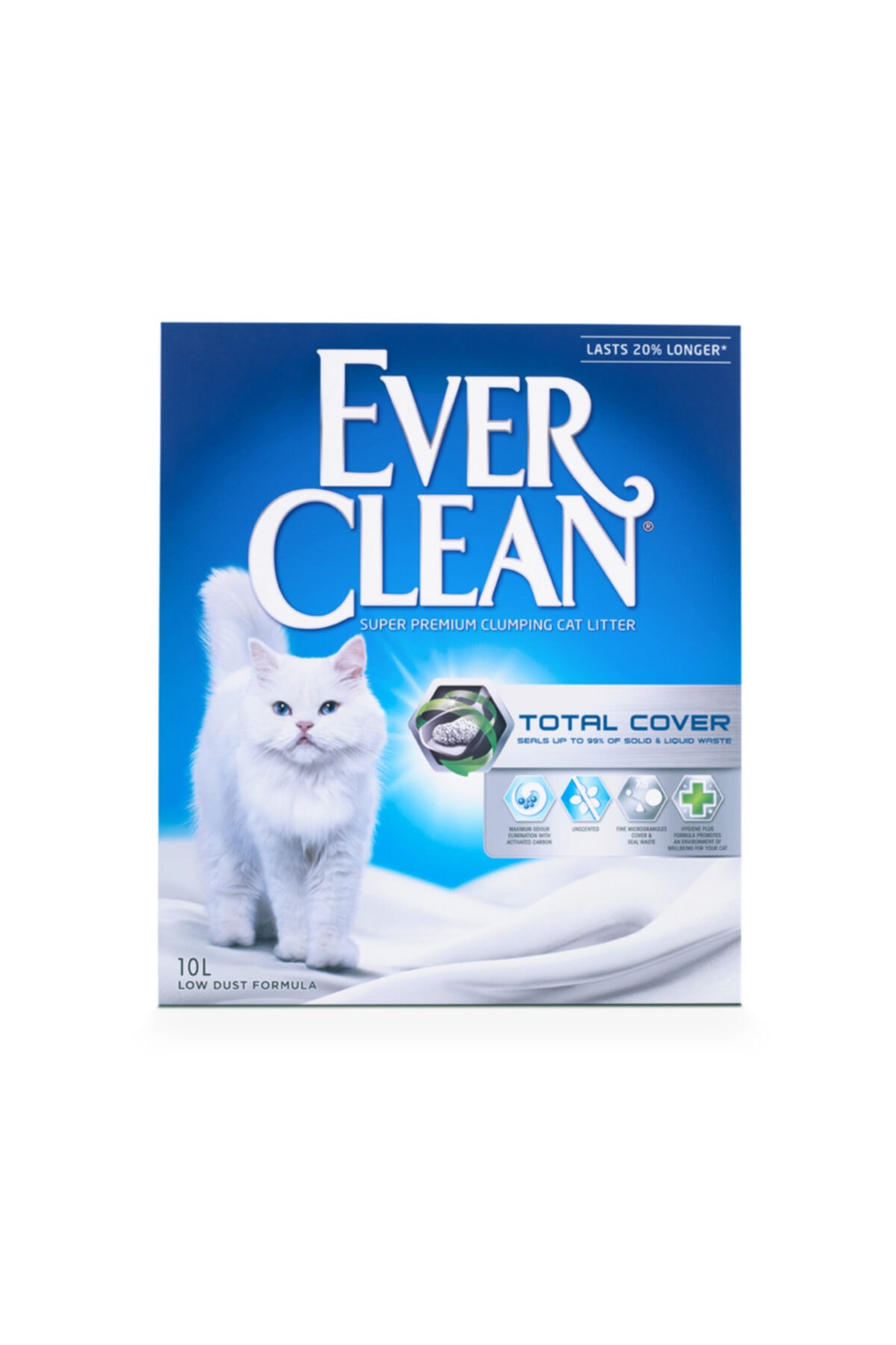 خاک گربه اور کلین Ever Clean Total Cover، ۱۰ لیتری