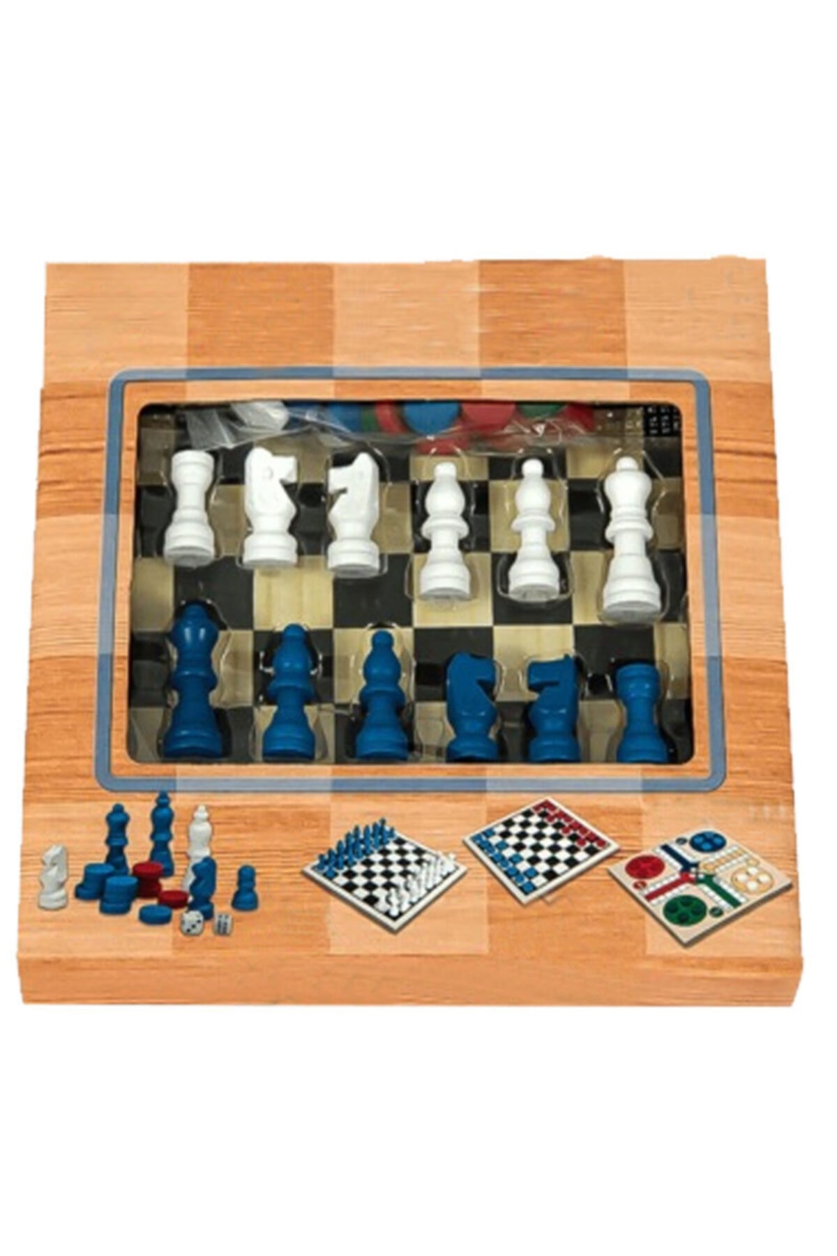 شطرنج SEDEF OKEY TREE 3 PIECE GAME SET BZK 004 ESER