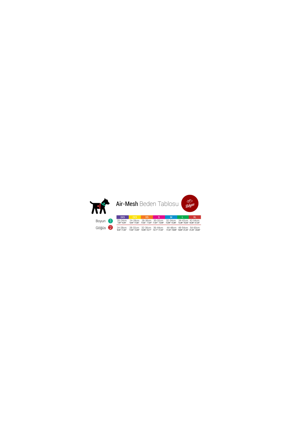 قلاده سینه‌ای Air Mesh سگ و گربه لاکی‌پا LUCKYPAW مدل CAMO، چندرنگ
