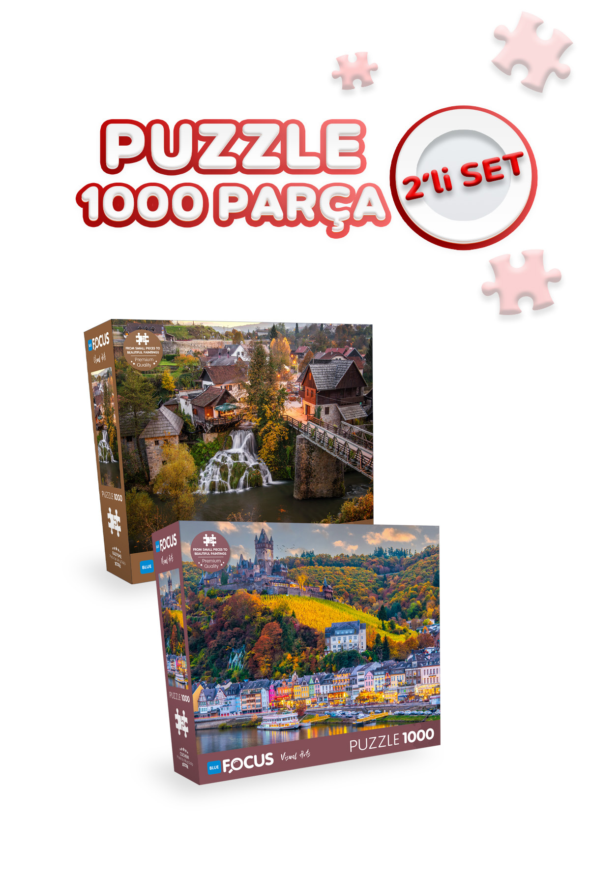 پازل 2 1000 قطعه RASTOKE و COCHEM اورجینال Blue Focus