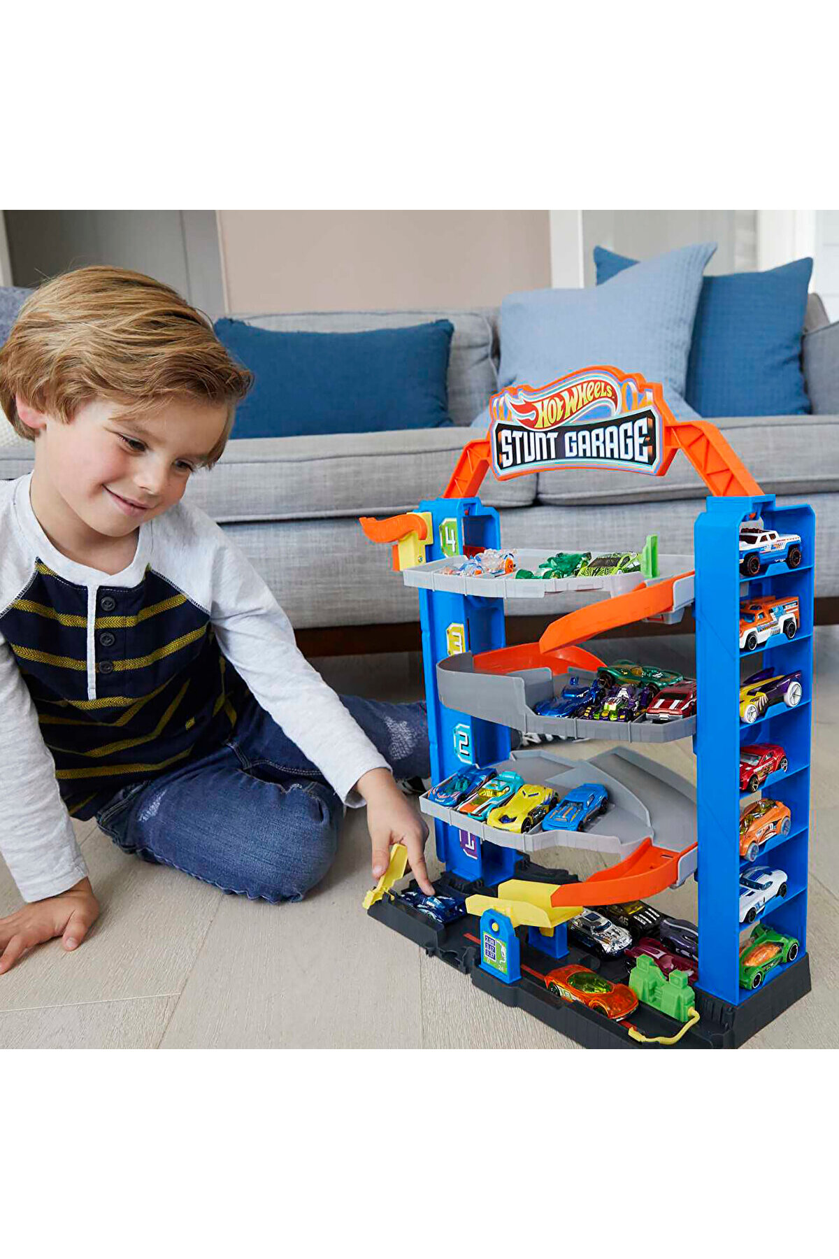 ست حرفه ای مینی گاراژ از ترکیه اورجینال HOT WHEELS