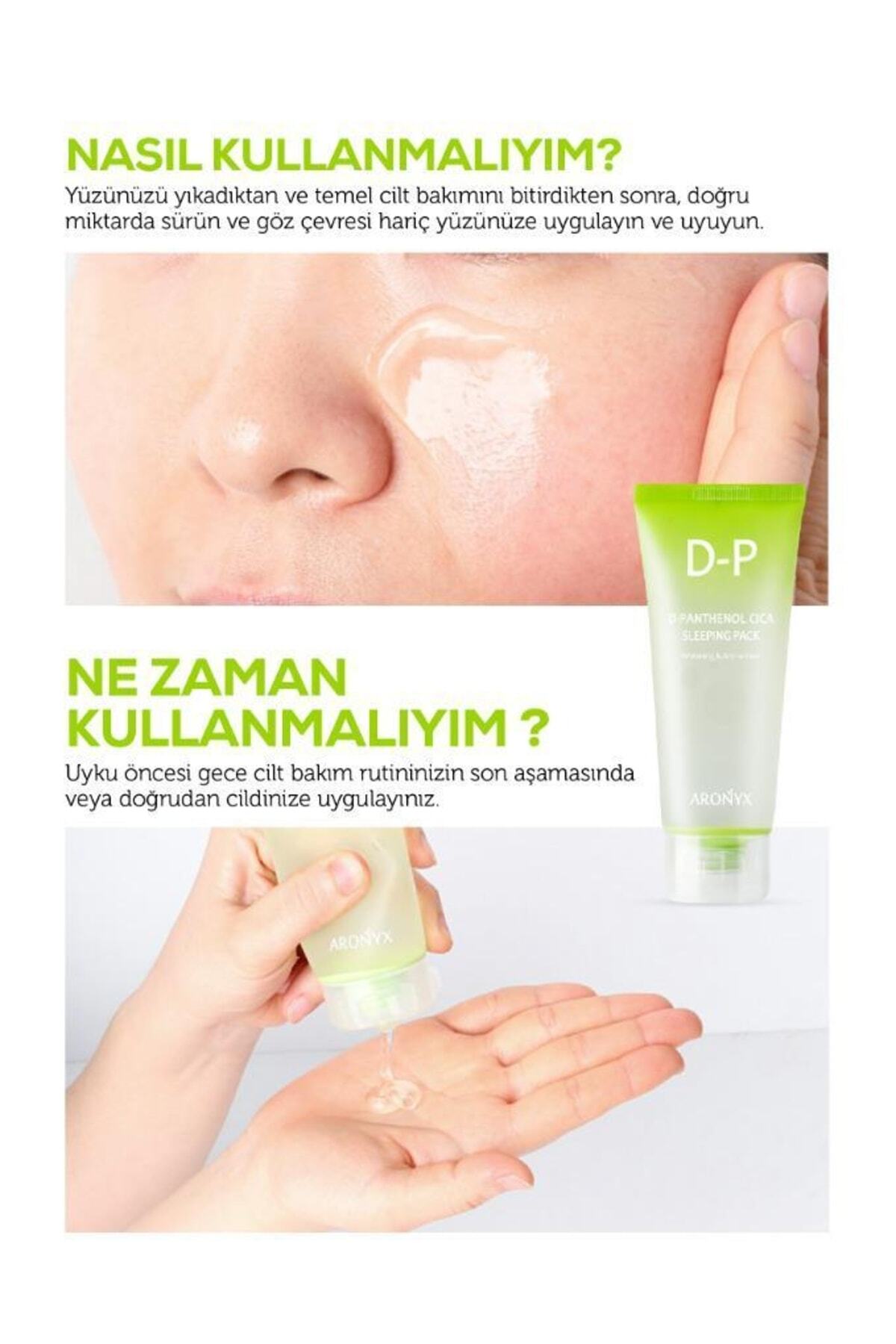 Aronyx ماسک خواب ضد چین و چروک و تسکین دهنده تنظیم کننده تن و تنظیم کننده سلولی D Panthenol و Cica