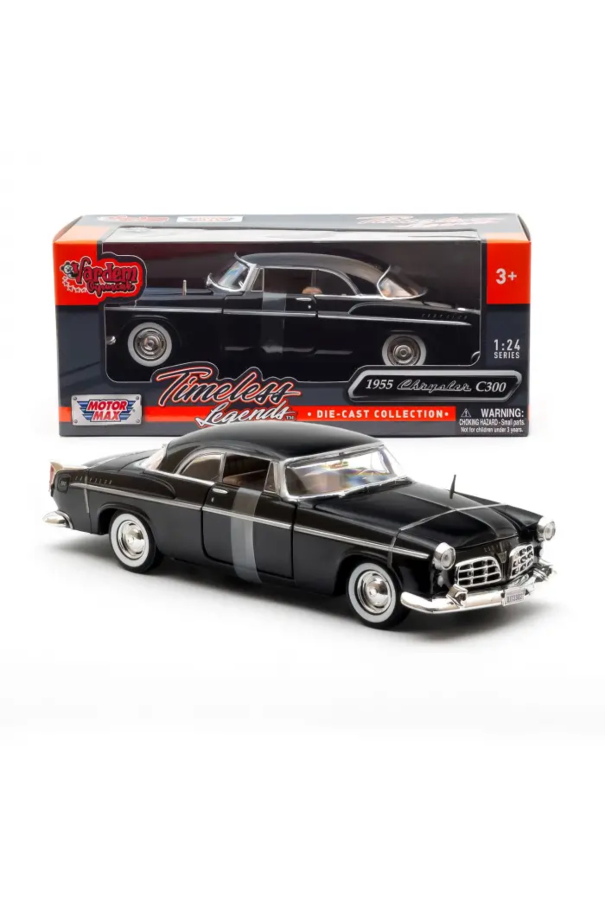 مدل خودرو MOTORMAX 1 24 CHRYSLER C300 1955 اورجینال Motor Max