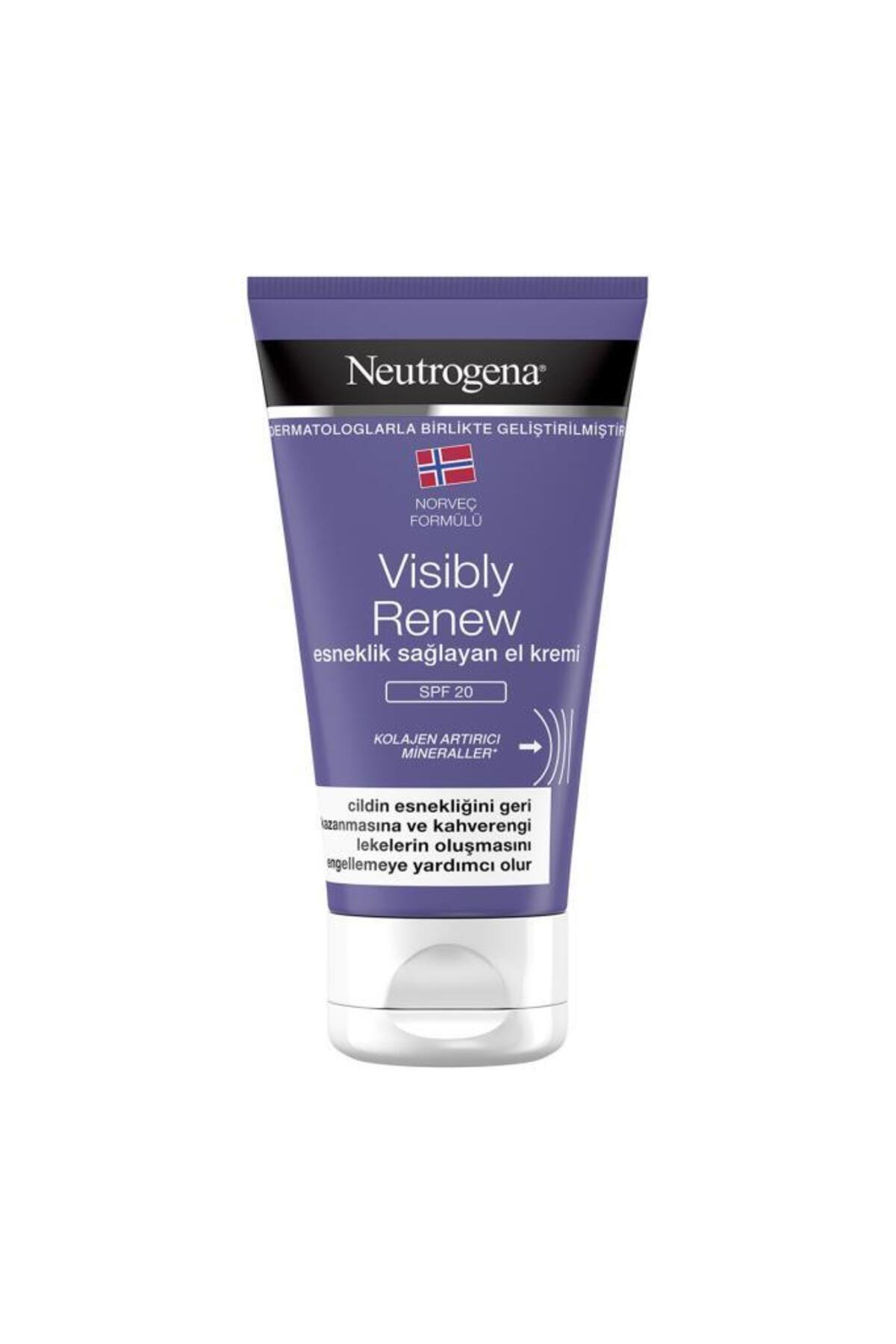 کرم دست به وضوح SPF 20 75 میل را تمدید کنید Neutrogena