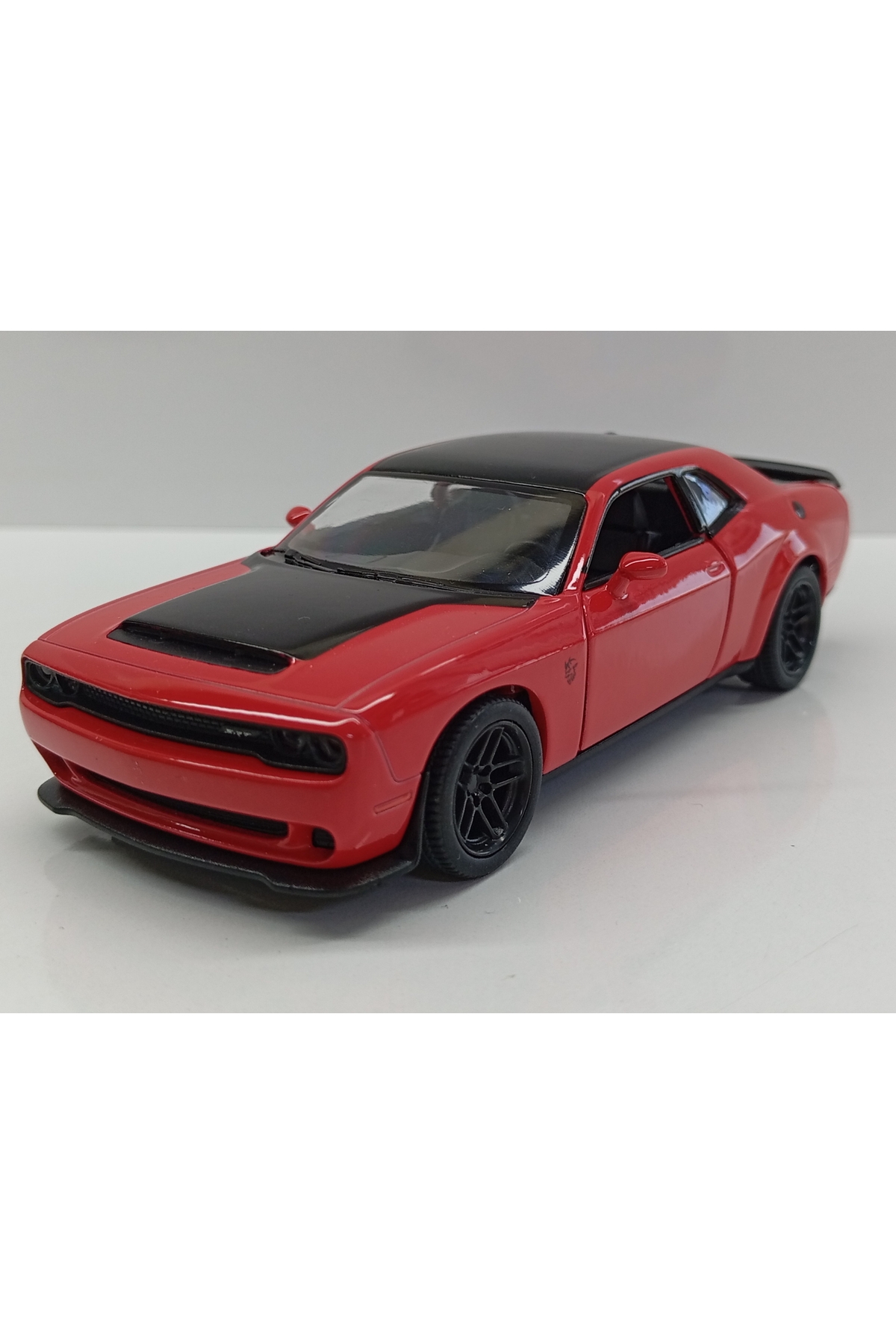 مدل خودرو DIANOMI 1:40 SCALE DODGE CHALLENGER SRT DEMON 170 RED PULL DROP METAL CAR اورجینال Kinsmart