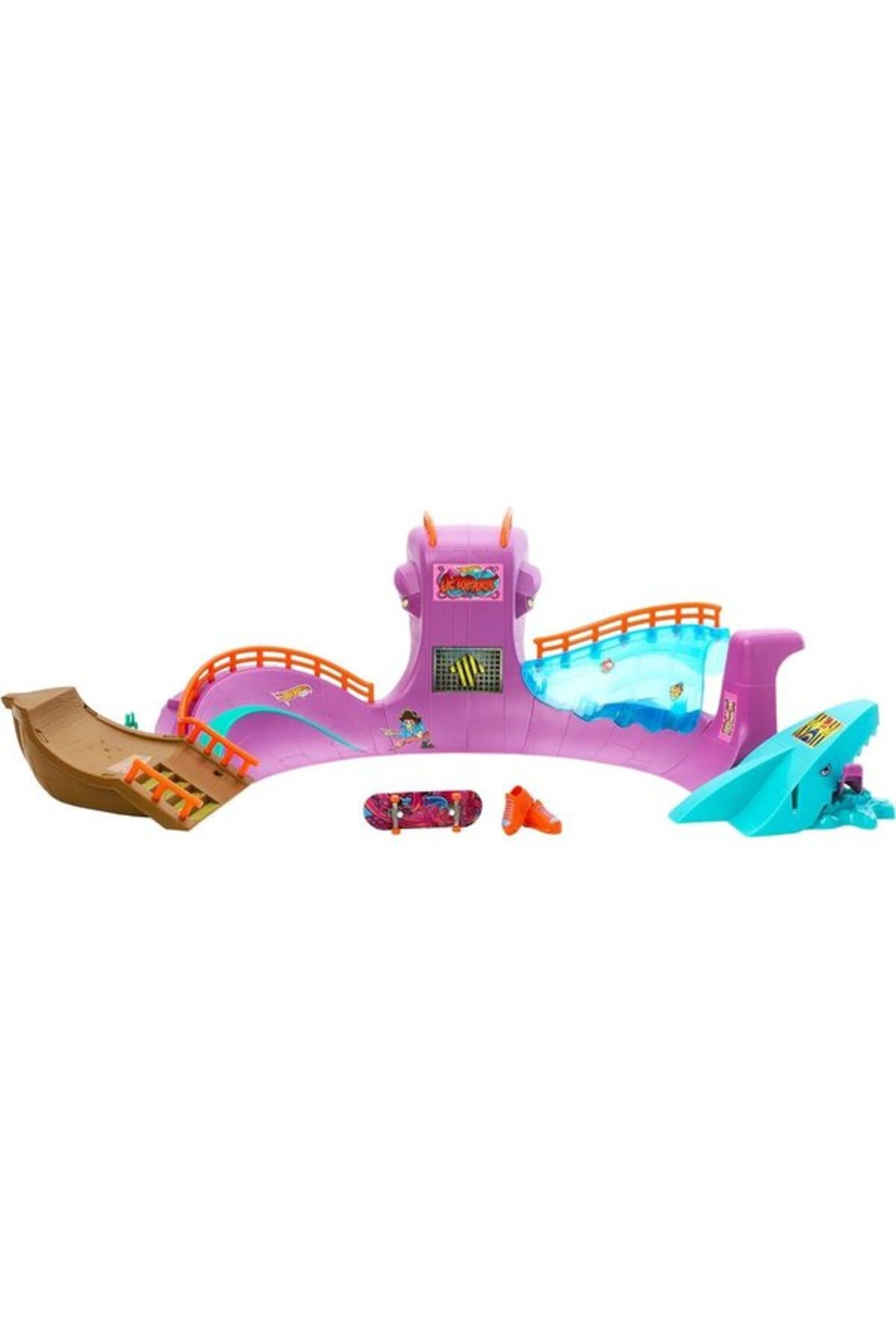 ماشین اسباب بازی HWL SKATE OCTOPUS SKATEPARK HMK01 هات ویلز اورجینال HOT WHEELS