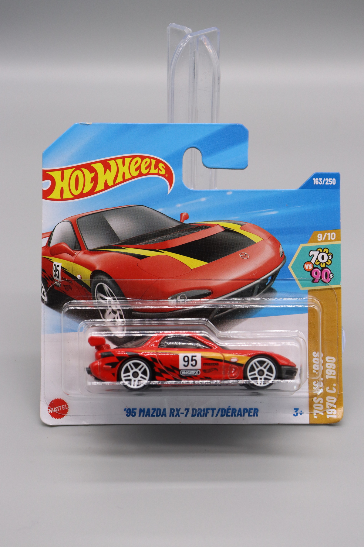 ماشین اسباب بازی مزدا RX 7 دریفت دراپر '95 از ترکیه HOT WHEELS